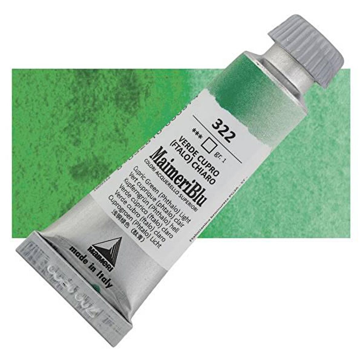 Maimeri Blu Tüp Sulu Boya 12 ml S1 No322 Copper Oxide Green Light