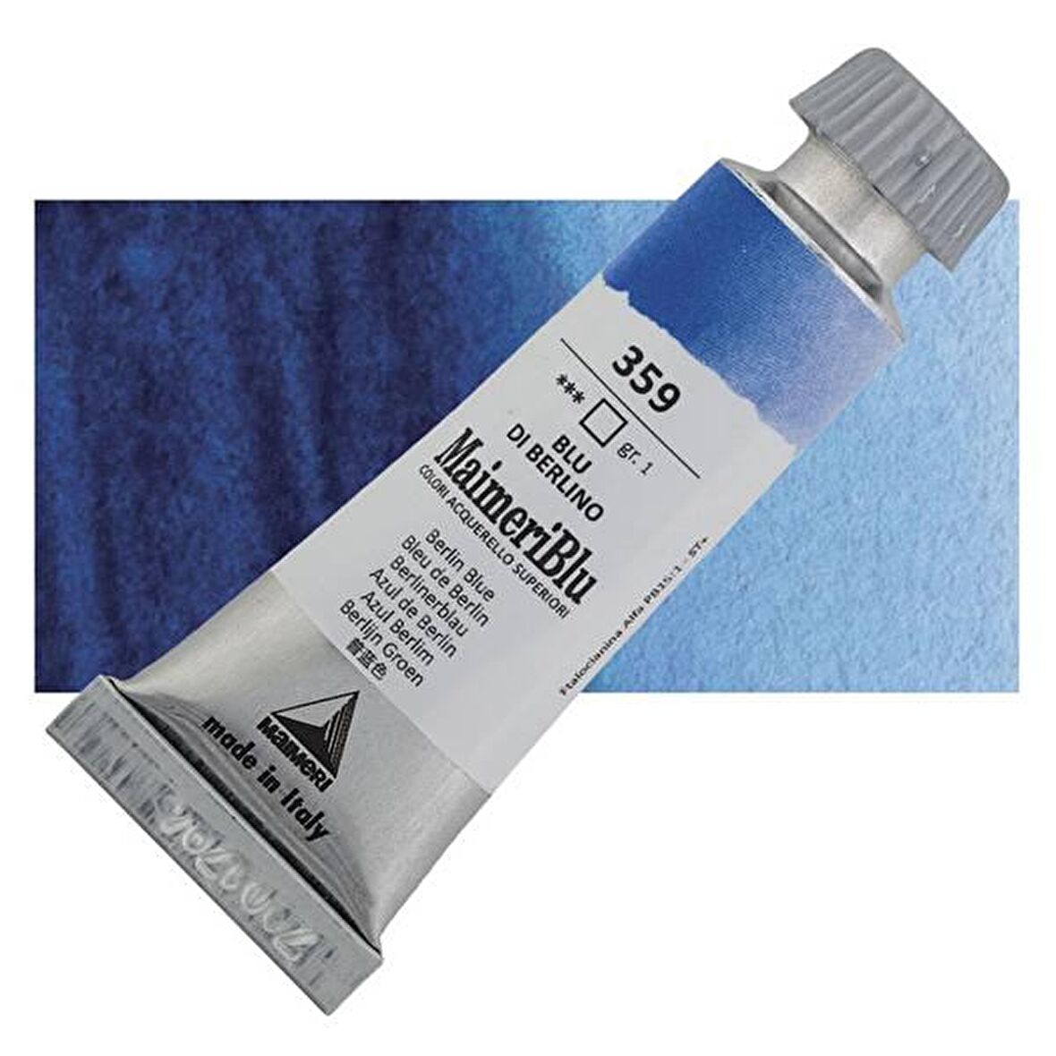 Maimeri Blu Tüp Sulu Boya 12 ml S1 No:359 Berlin Blue