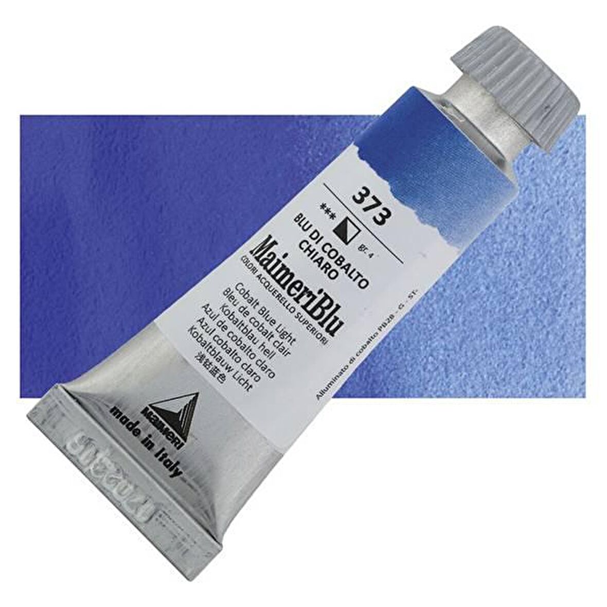 Maimeri Blu Tüp Sulu Boya 12 ml S4 No:373 Cobalt Blue Light