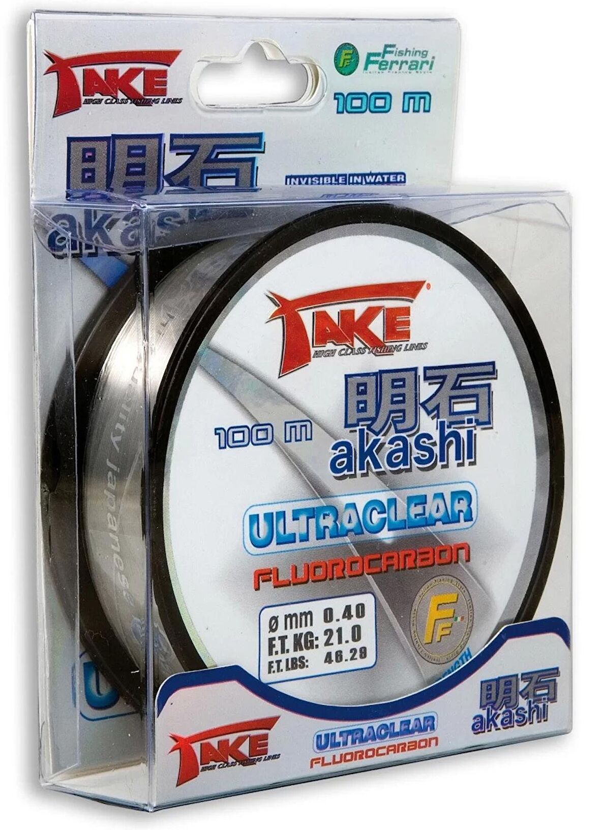 Lıneaeffe Akashı Ultra Fuoro Carbon 100Mt Misine Lıneaeffe-0.50 mm