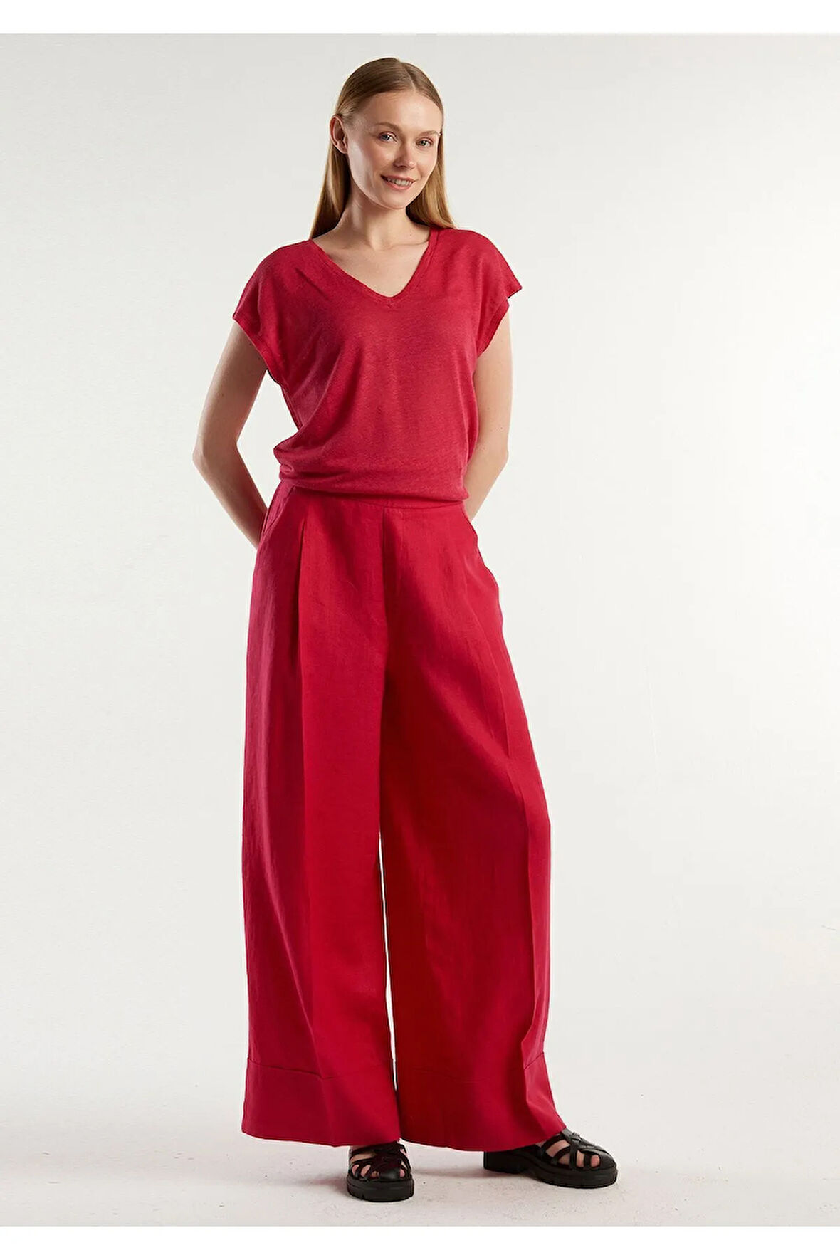 United Colors Of Benetton Kadın / Kız Pembe Pantolon (Model Kodu: 124P4Aghdf016 )