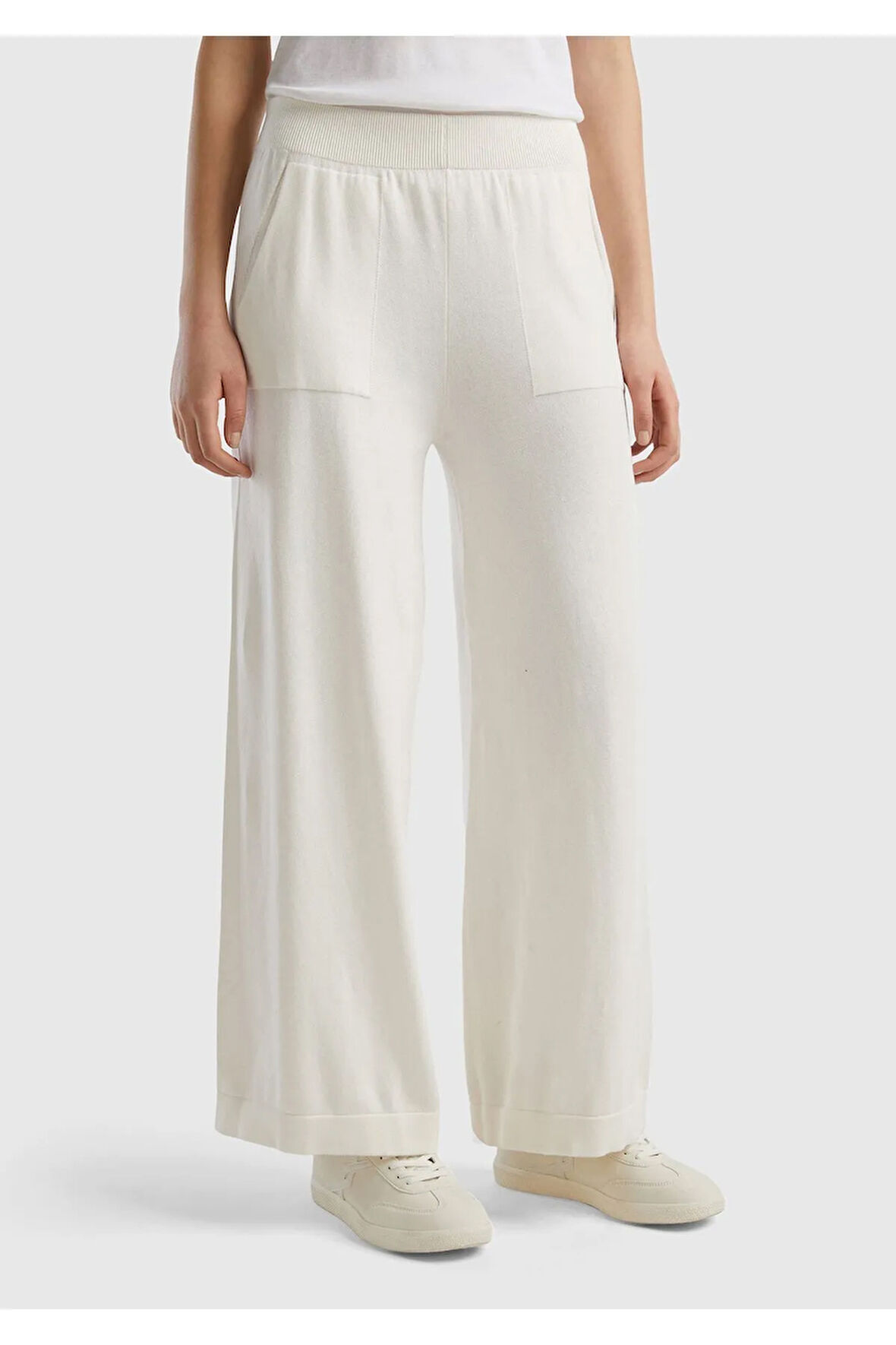 United Colors Of Benetton Kadın / Kız Beyaz Pantolon (Model Kodu: 124P1294Df009 )