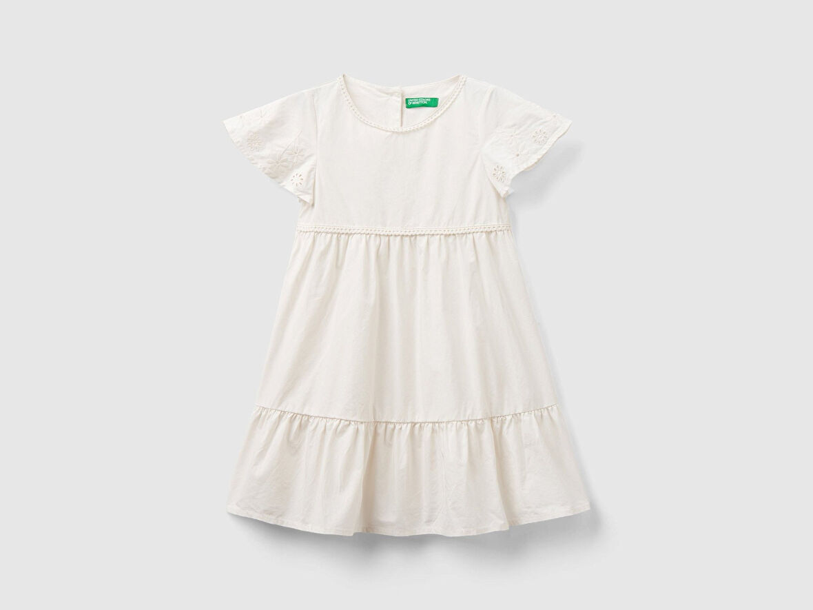 Benetton Kız Bebek Elbise 4AC7GV01K-24Y