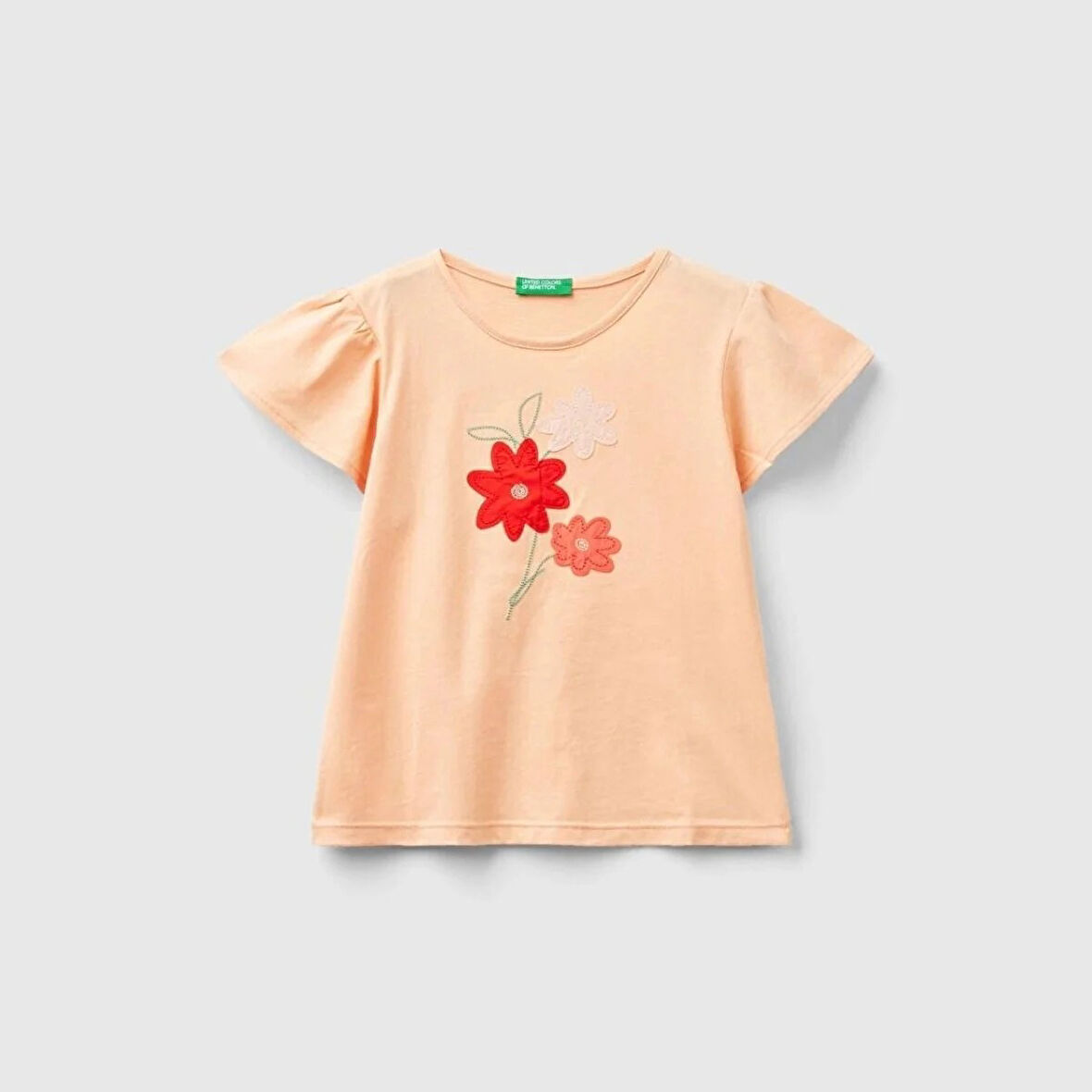 Benetton Kız Bebek T-shirt 3096G10DY-24Y