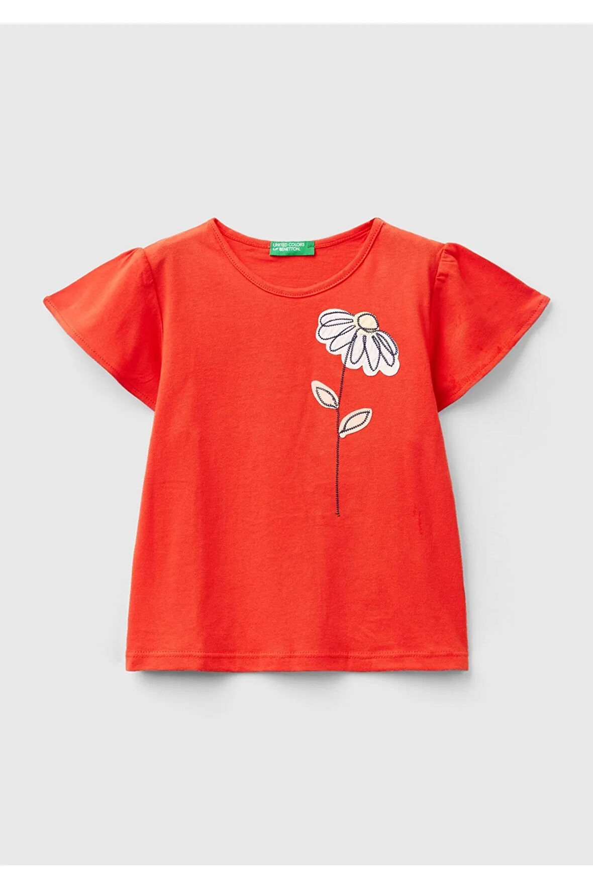 United Colors of Benetton Kız Çocuk Pembe Tişört Model Kodu: 224P3096G10DY