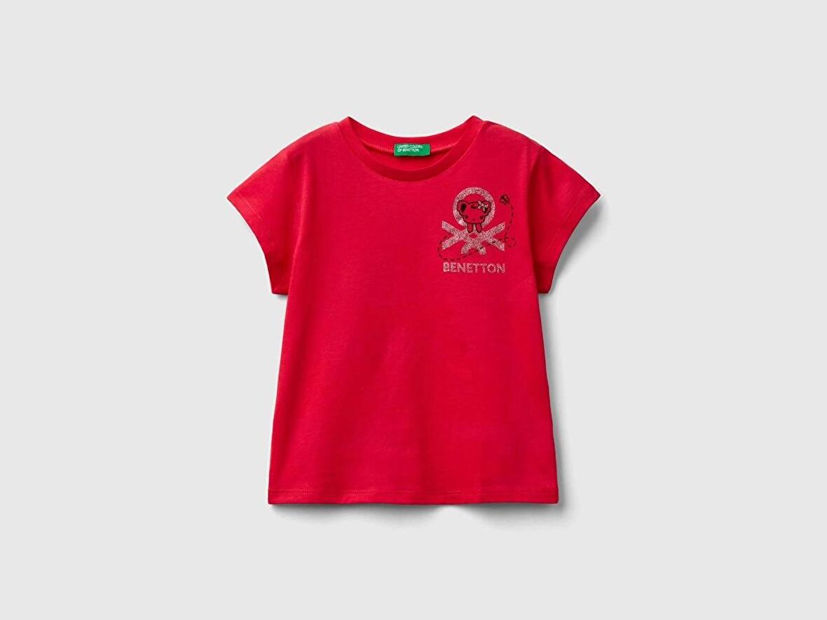 Unıted Colors Of Benetton Kız Bebek Tshirt 3I1XG10D6