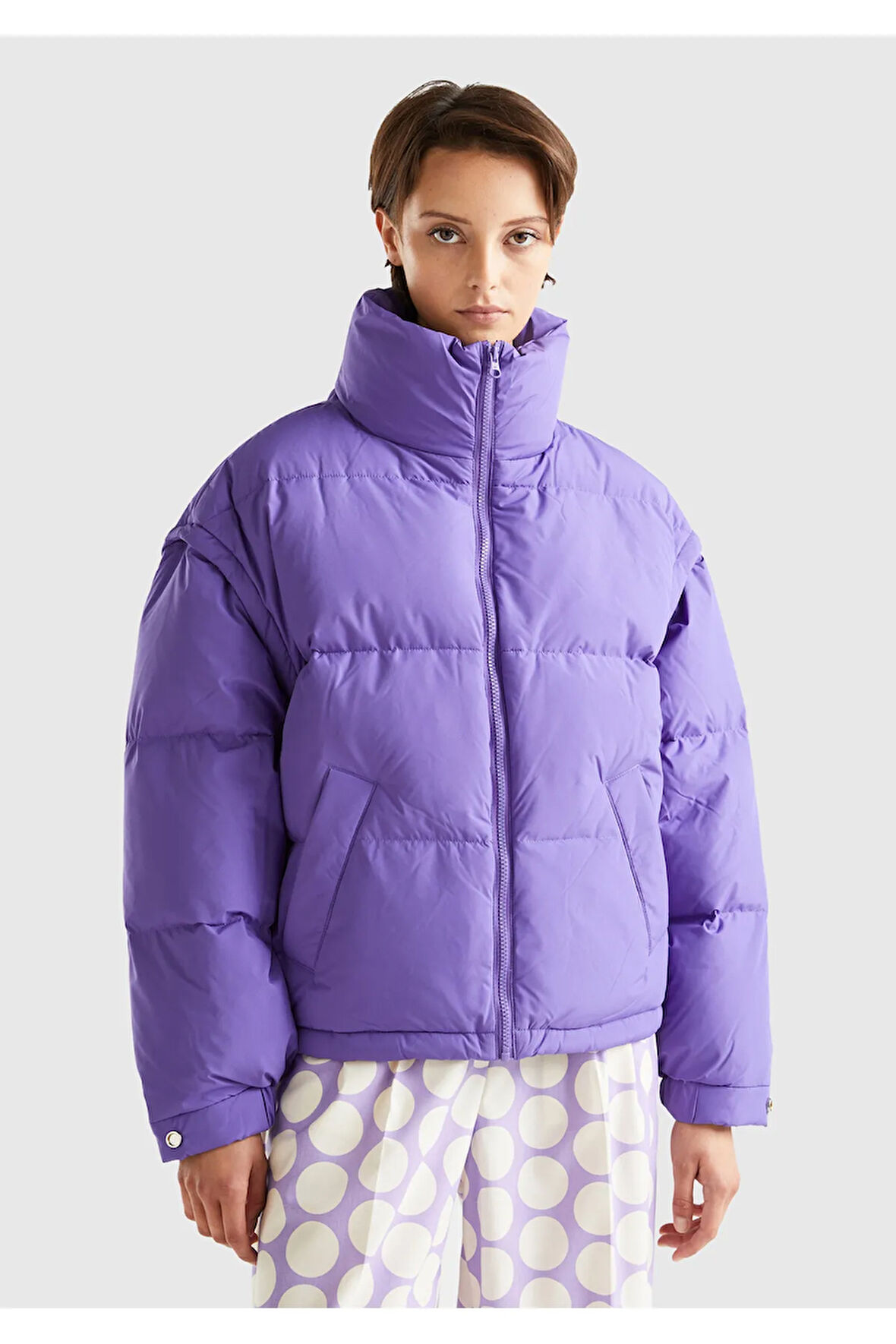 United Colors Of Benetton Kadın / Kız Mor Mont (Model Kodu: 123A2Jf8Dn02R )