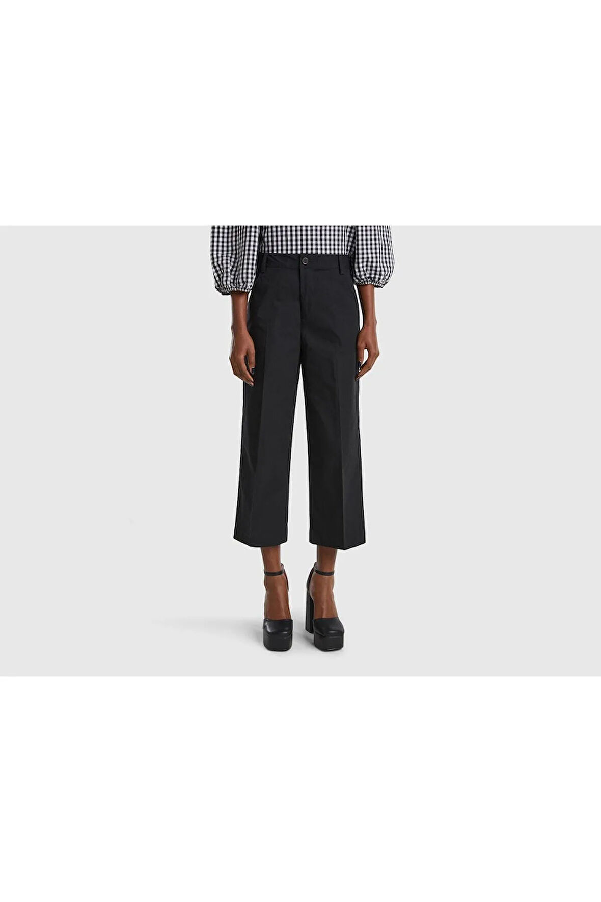 United Colors Of Benetton Kadın / Kız Siyah Pantolon (Model Kodu: 124P41Eadf03U )