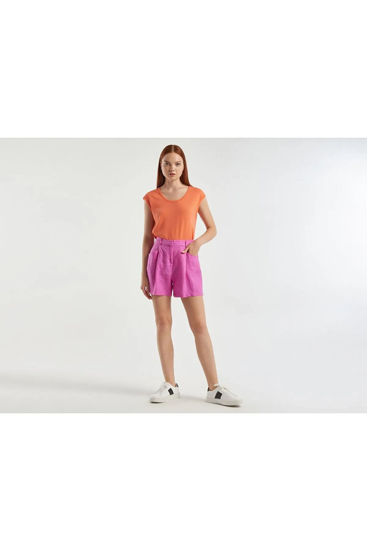 United Colors of Benetton Kadın Lila Şort Model Kodu: 123P4AGHD900K