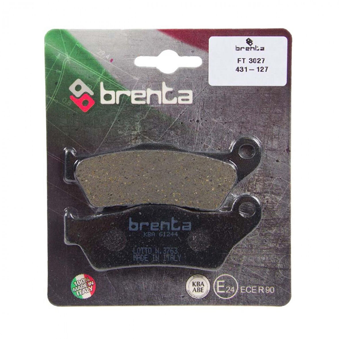 Brenta Organik Fren Balata Ft 3027 Ön Bajaj Pulsar Ns200 Domınar 400 Bmw F750 F800 17-18 Yzf-r125 08