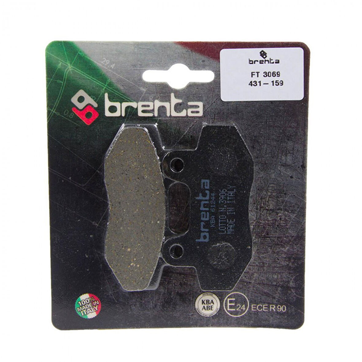 Brenta Organik Fren Balata Ft 3069 Ön Hyosung Gt250r Gt650 Gv650 Peugeot Speedfıght 125 - Cub Scoote