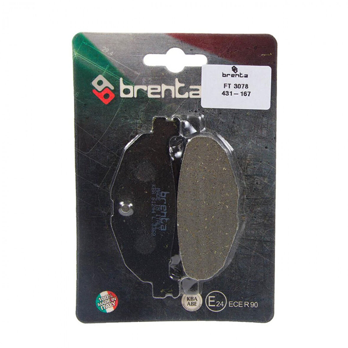 Brenta Organik Fren Balata Ft 3078 Arka Tmax 500 530 Yp 400 Majesty Non Abs 04 - 13 R Yp 400 S Majes