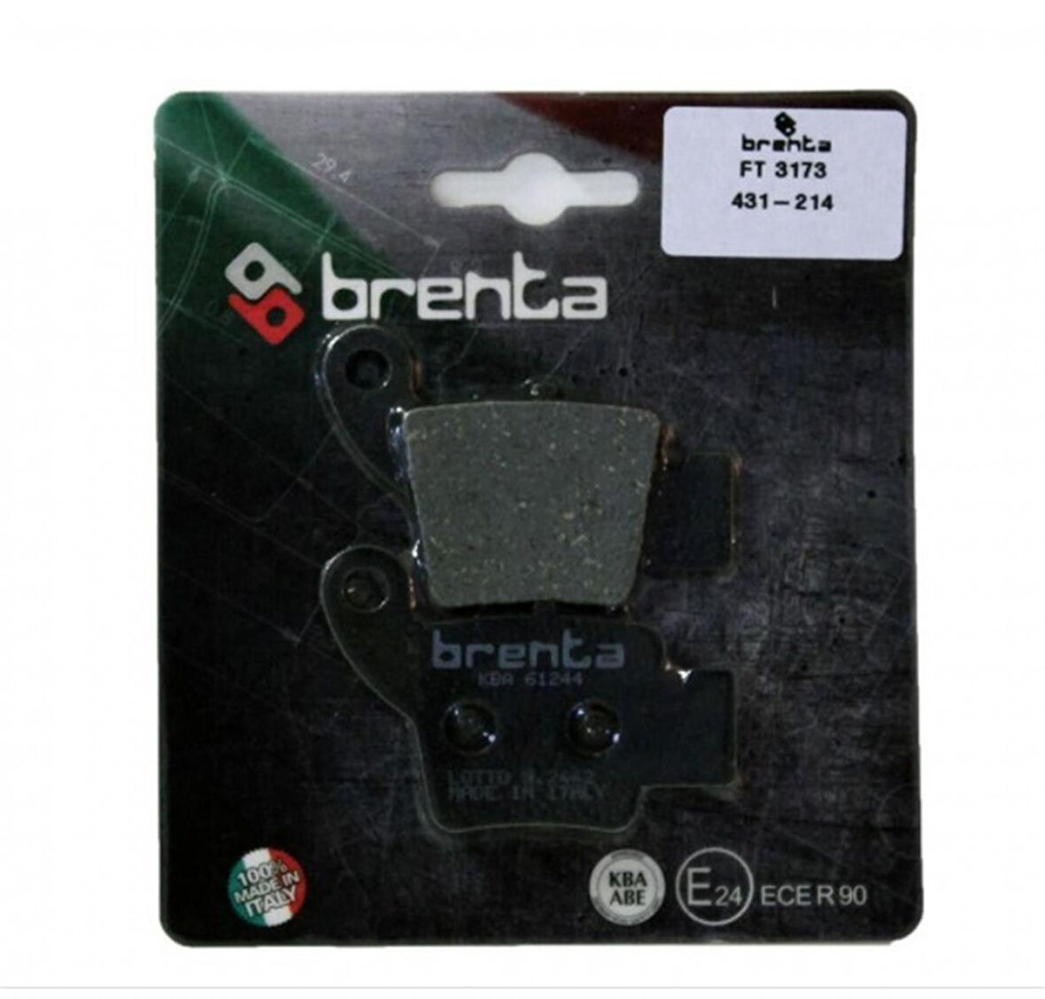 Brenta Organik Fren Balata Ft 3173 Megellı 125 R Arka