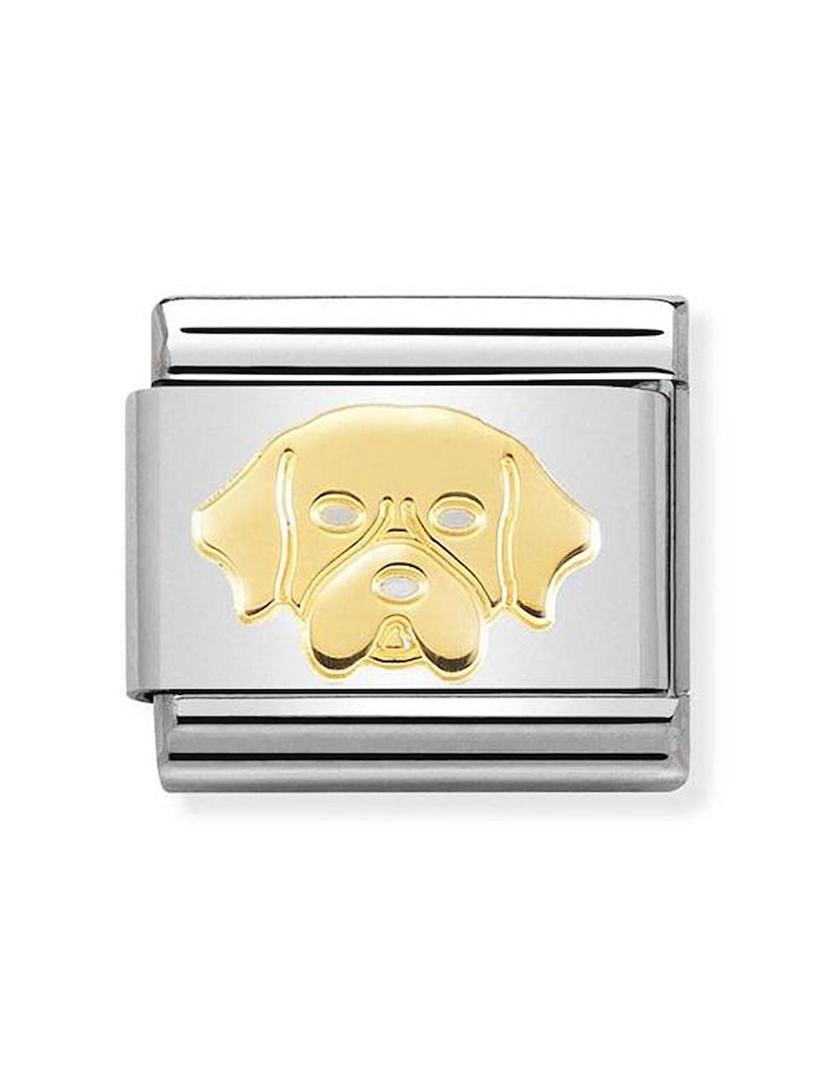Composable Classic Dekoratif Link - Semboller - Golden Retriever -  18K Altın
