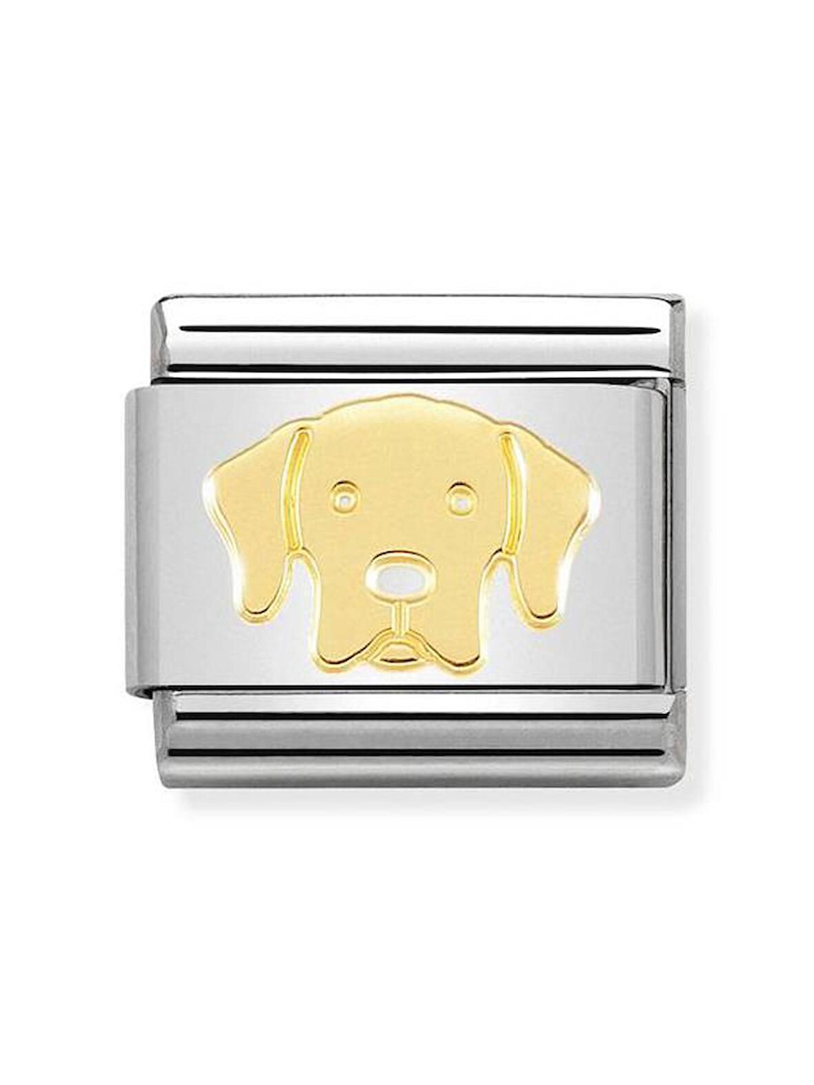 Composable Classic Dekoratif Link - Semboller - Labrador köpeği -  18K Altın