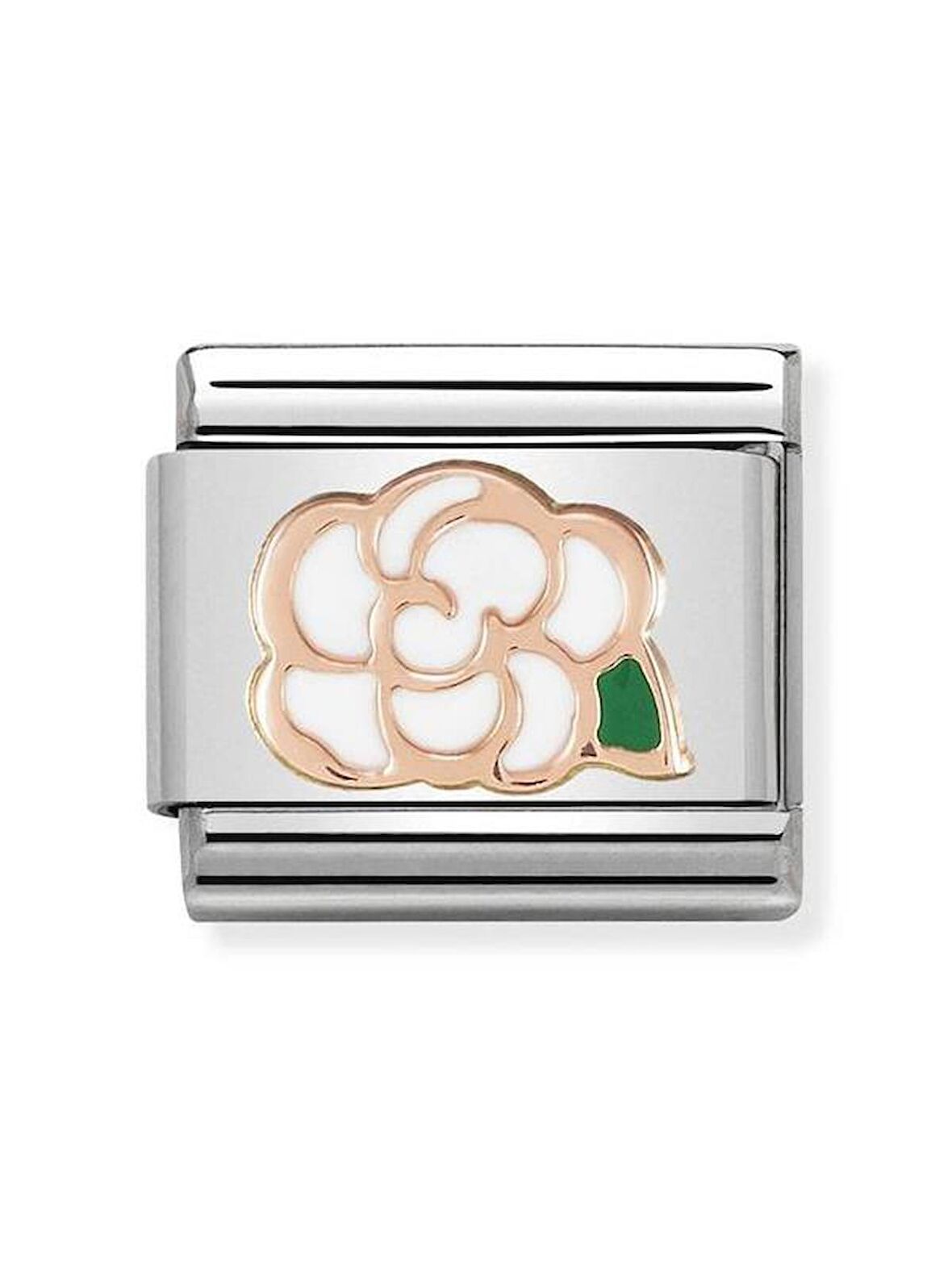 Composable Classic Dekoratif Link - Semboller - Kamelya - (02 Camellia) 9K Rose Altın