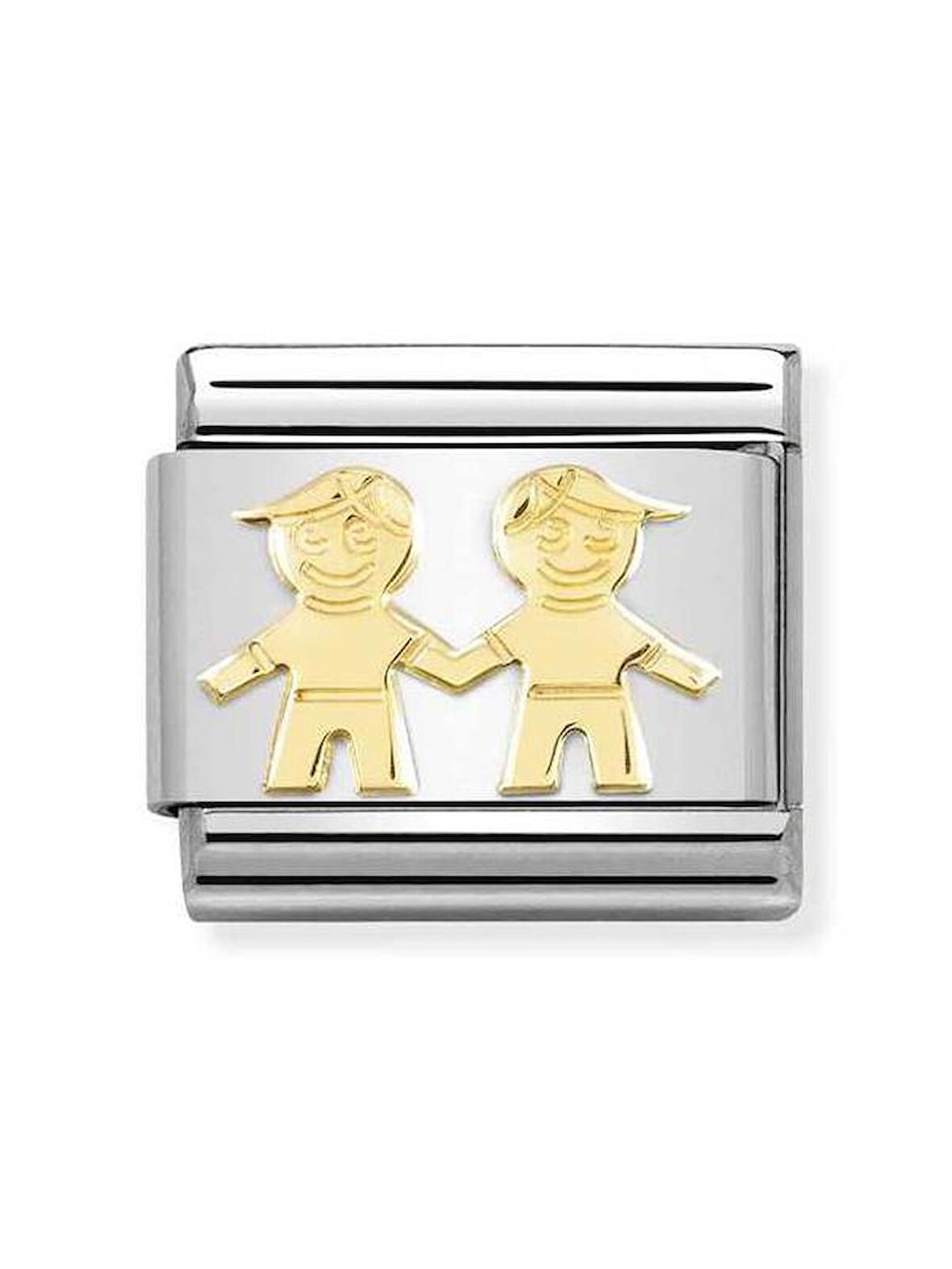 Composable Classic Dekoratif Link - Semboller - Erkek Kardeşler - (68 Brothers) 18K Altın