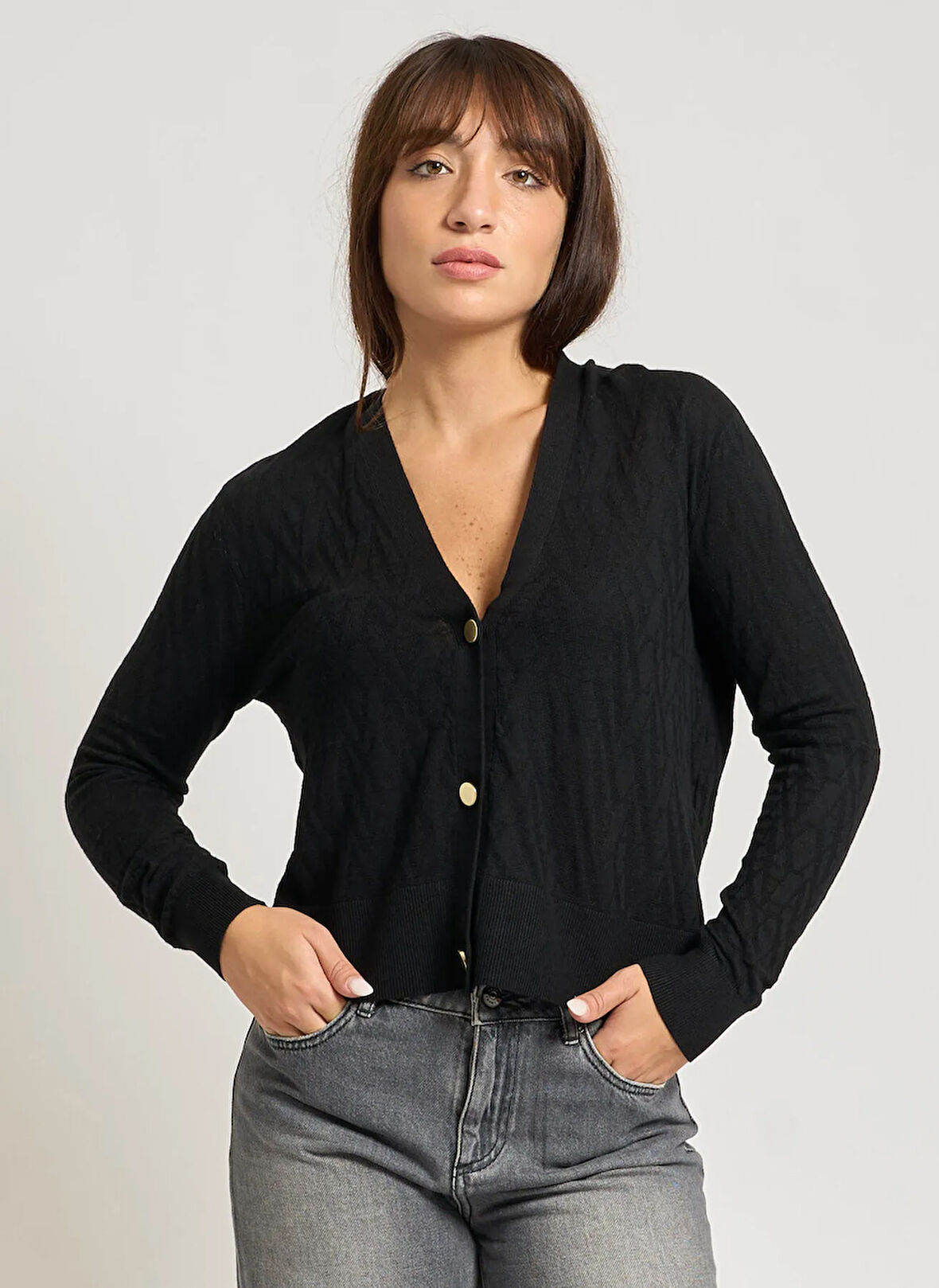 Armani Exchange Siyah Kadın Hırka XW001315