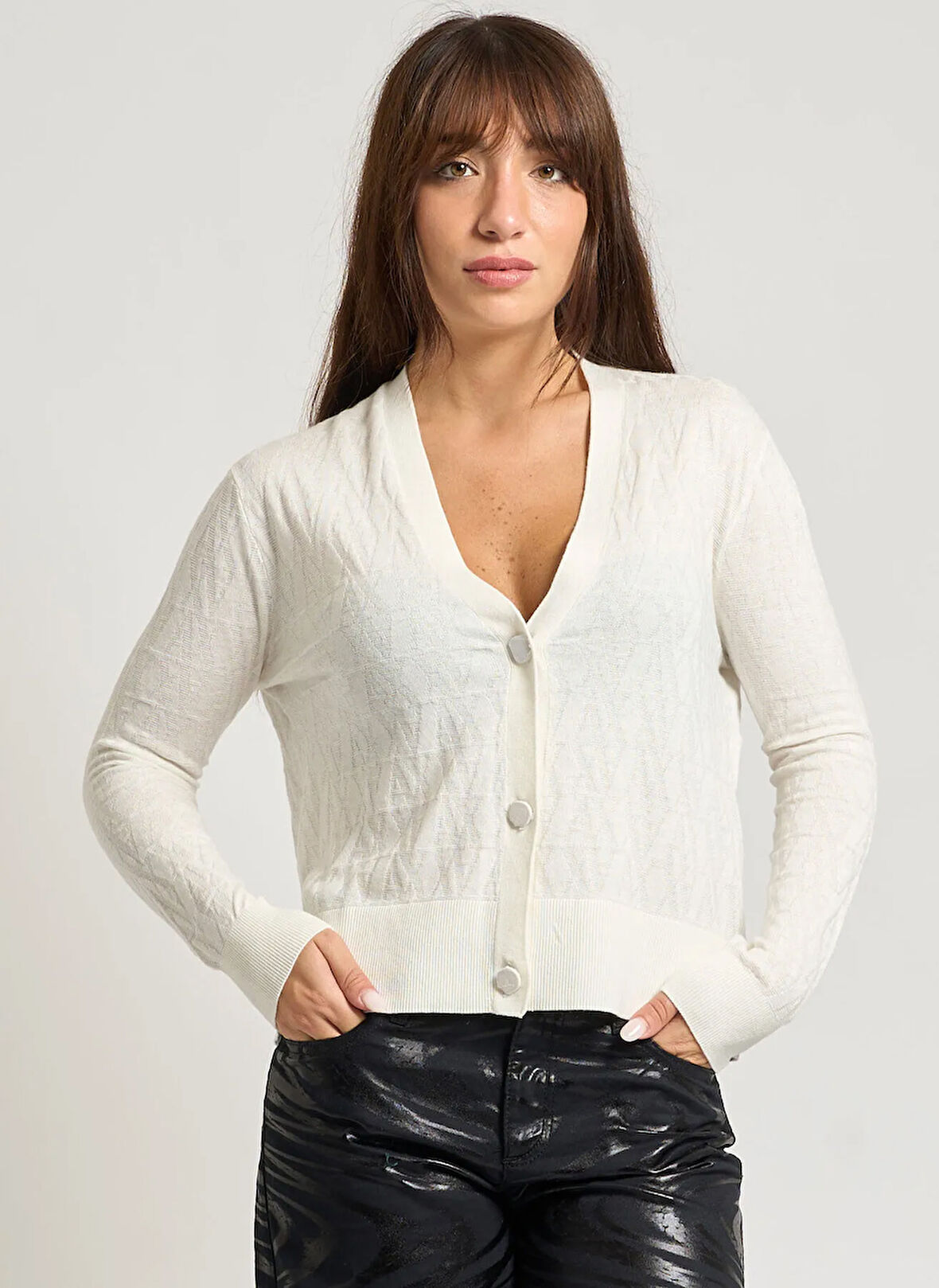 Armani Exchange Beyaz Kadın Hırka XW001315