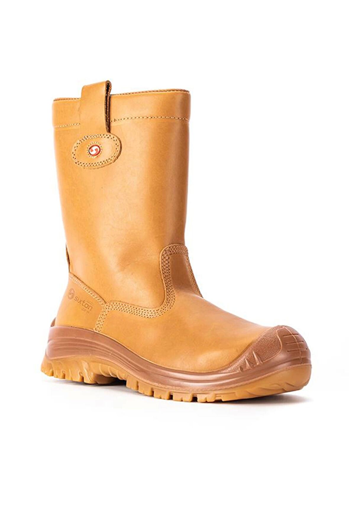 Sixton Montana 81156-07L S3 Kompozit Burunlu İçi Tüylü Deri İş Botu Kahverengi SRC