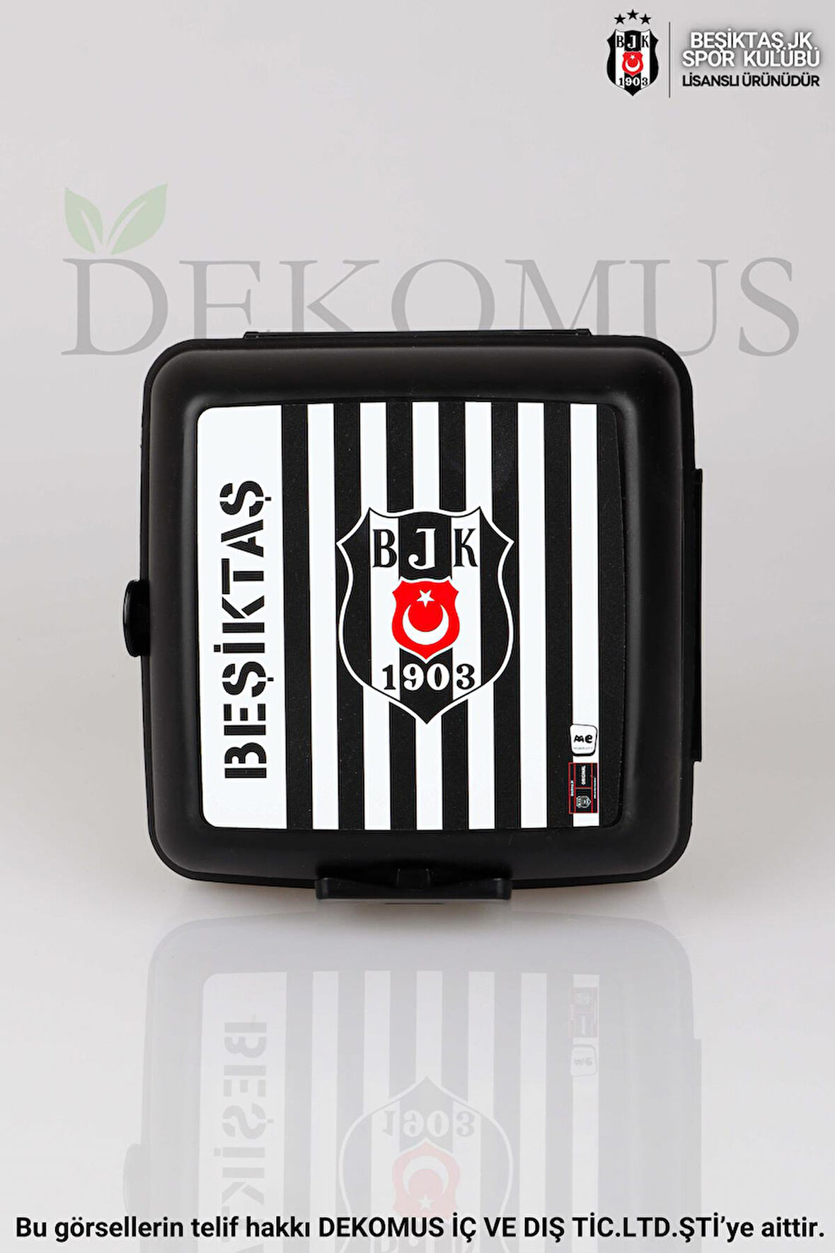 LİSANSLI BEŞİKTAŞ 2 KATLI BESLENME KUTUSU / LUNCH BOX