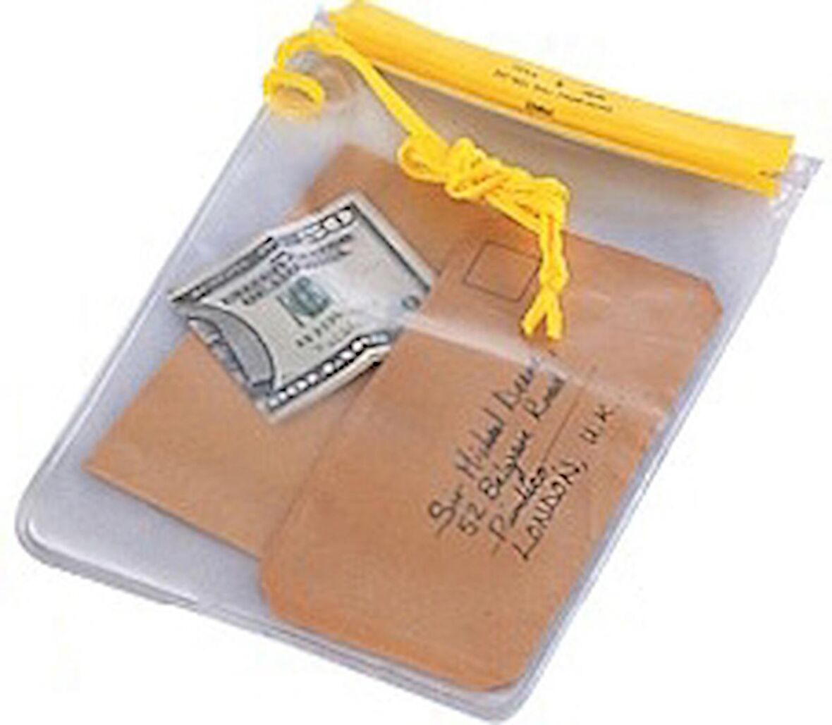 Su geçirmez çanta PVC 178x254 mm