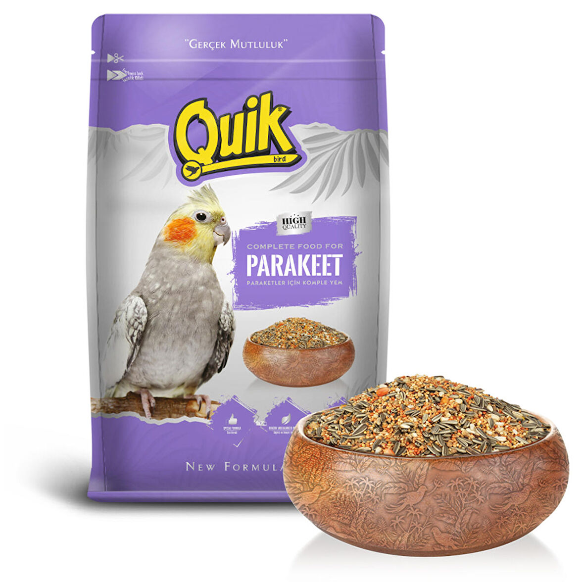 Quik Paraket Yemi 750 Gr x 6 Adet