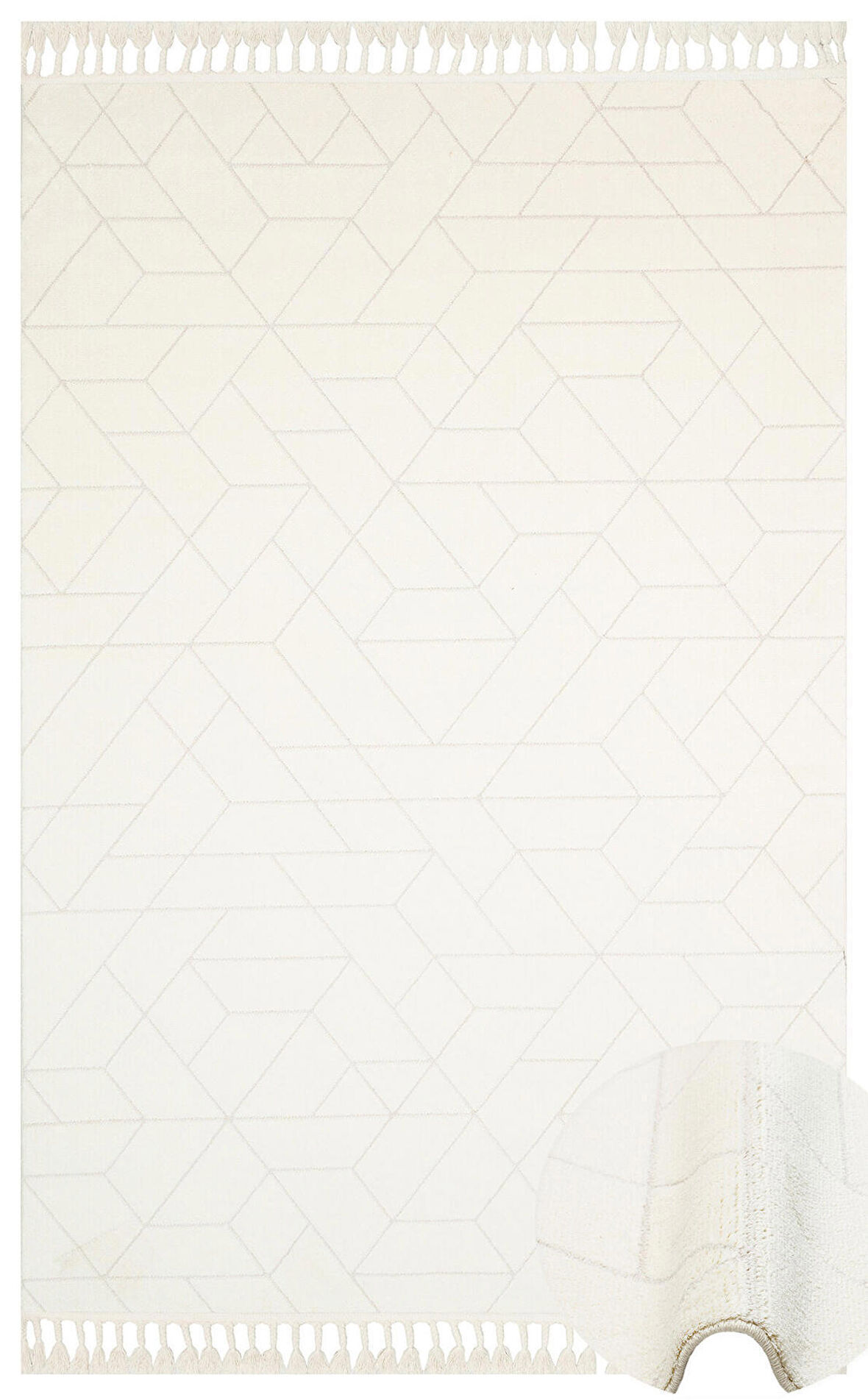 URB 03 WHITE 120*180 CM 2,16 M2