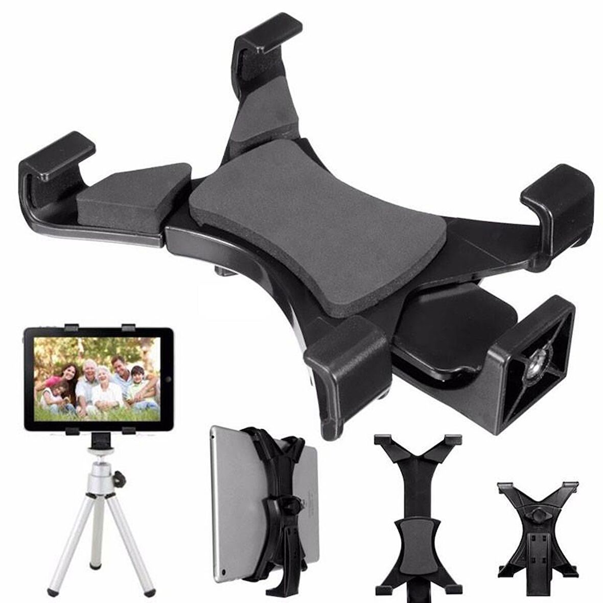 Tablet Standı Tripod Montaj Tutucu Adaptörü 7 ~ 10.1 Pad 