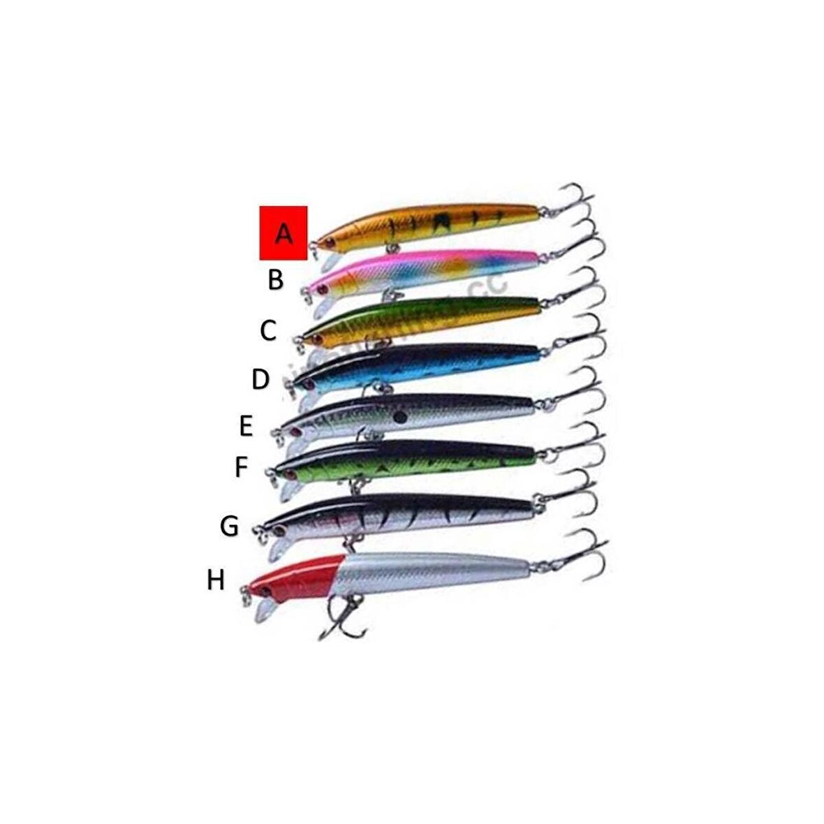 10cm 8,5gr ÇİFT KARBON ÇELİK KANCALI YEM