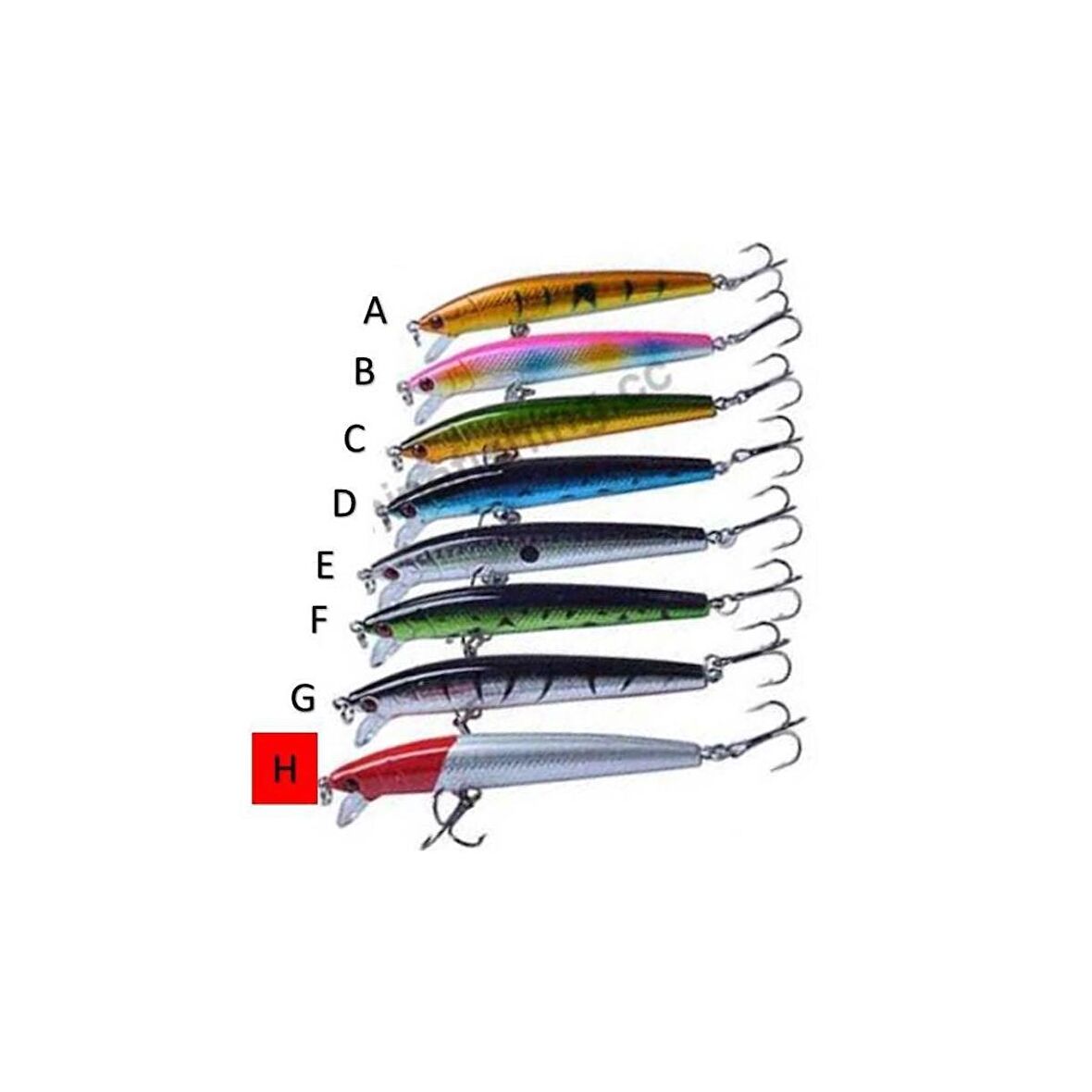 10cm 8,5gr ÇİFT KARBON ÇELİK KANCALI YEM