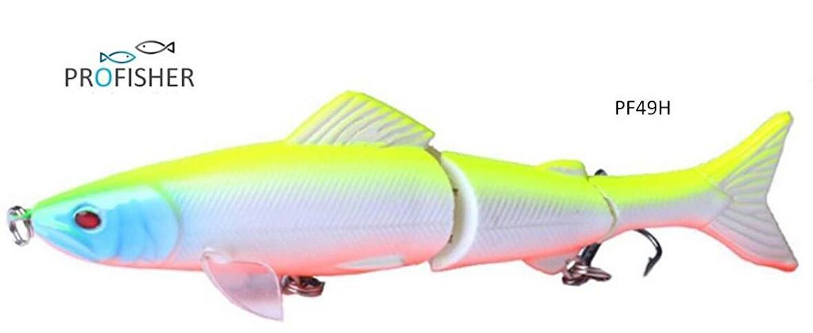 PROFISHER 3 Eklem 2 Kanca Sahte Balık Yem 19 gr 12,5 cm Wing J