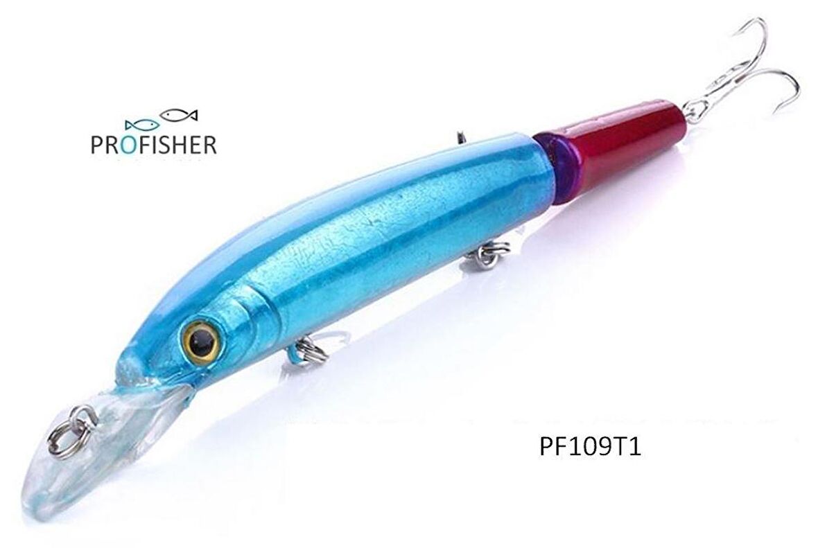 PROFISHER 2 Eklem 3 Kanca Sahte Balık Yem 15 gr 14,5 cm Sub 1 