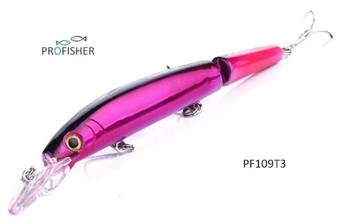 PROFISHER 2 Eklem 3 Kanca Sahte Balık Yem 15 gr 14,5 cm Sub 4 