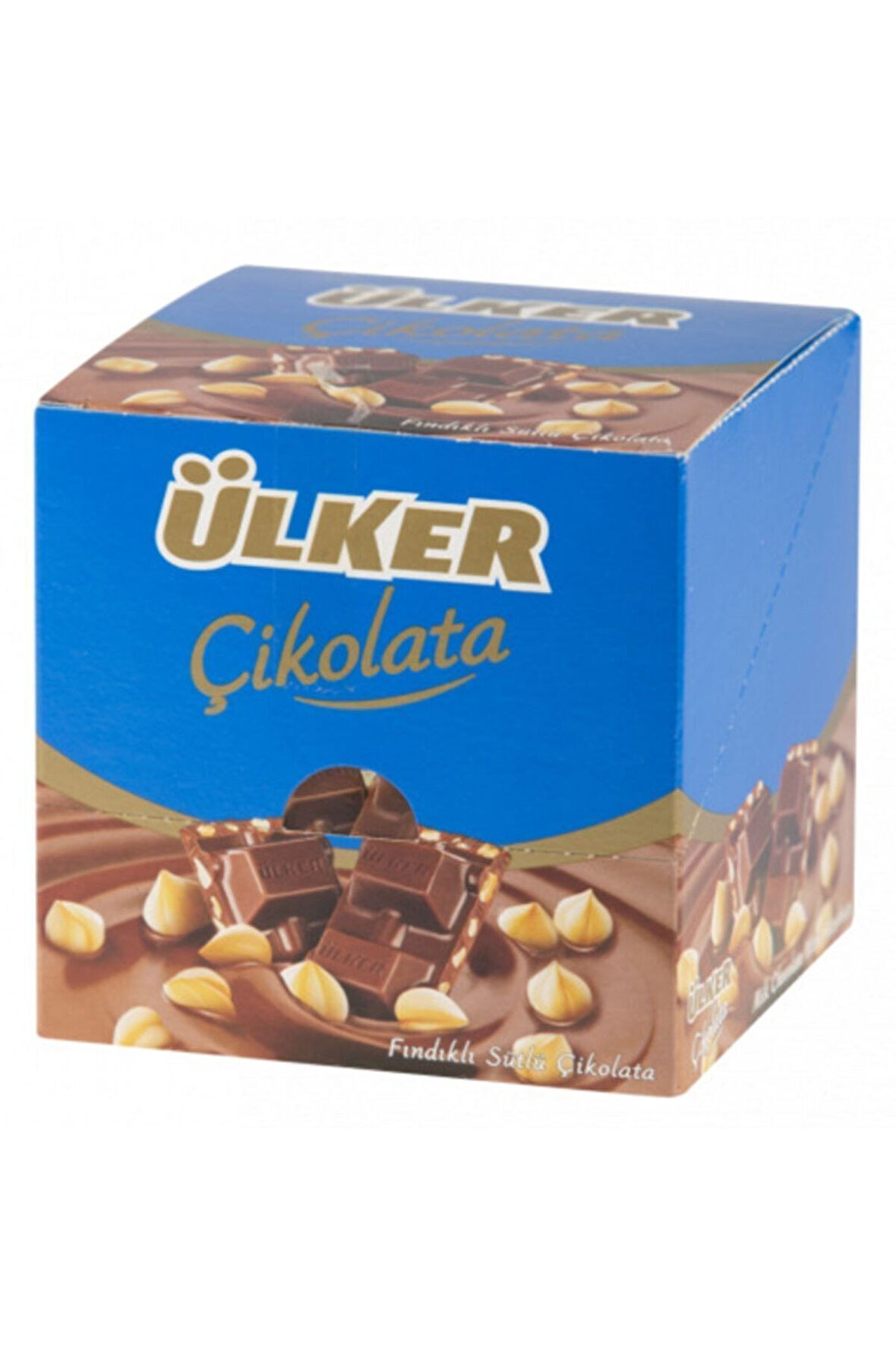 Ülker Bütün Fındıklı Çikolata Kare 60 gr x 6 Adet 