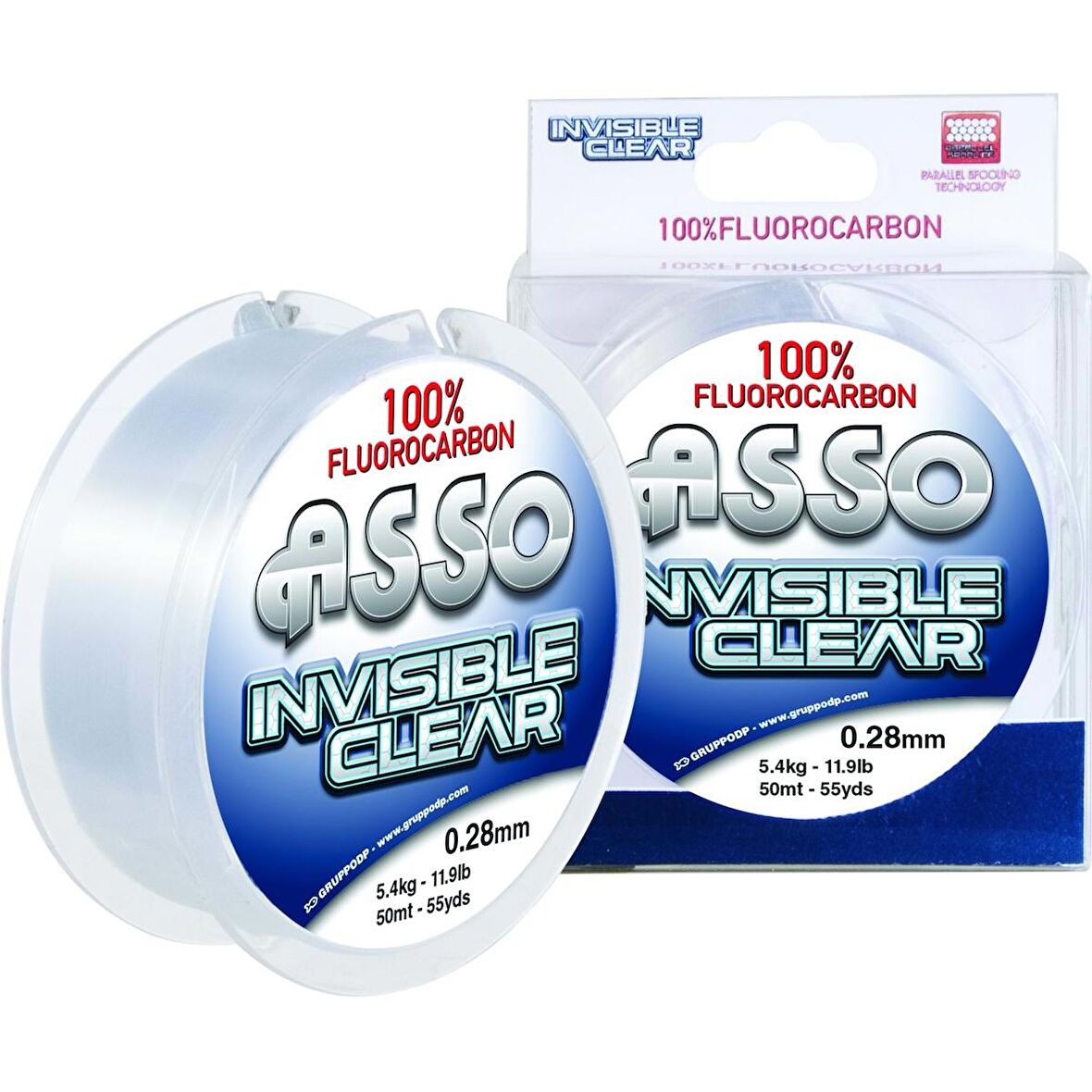 Asso Invisible Clear Paralel  Fluoro Carbon Misina 50mt