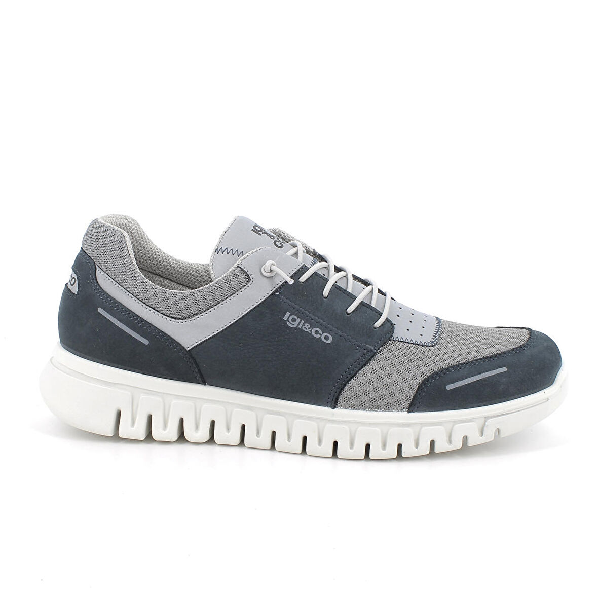 Erkek Sneaker ( Günlük) 5623400 UEO 56234 IGI&Co NABUK GUM/TELA BLU/GRIGIO