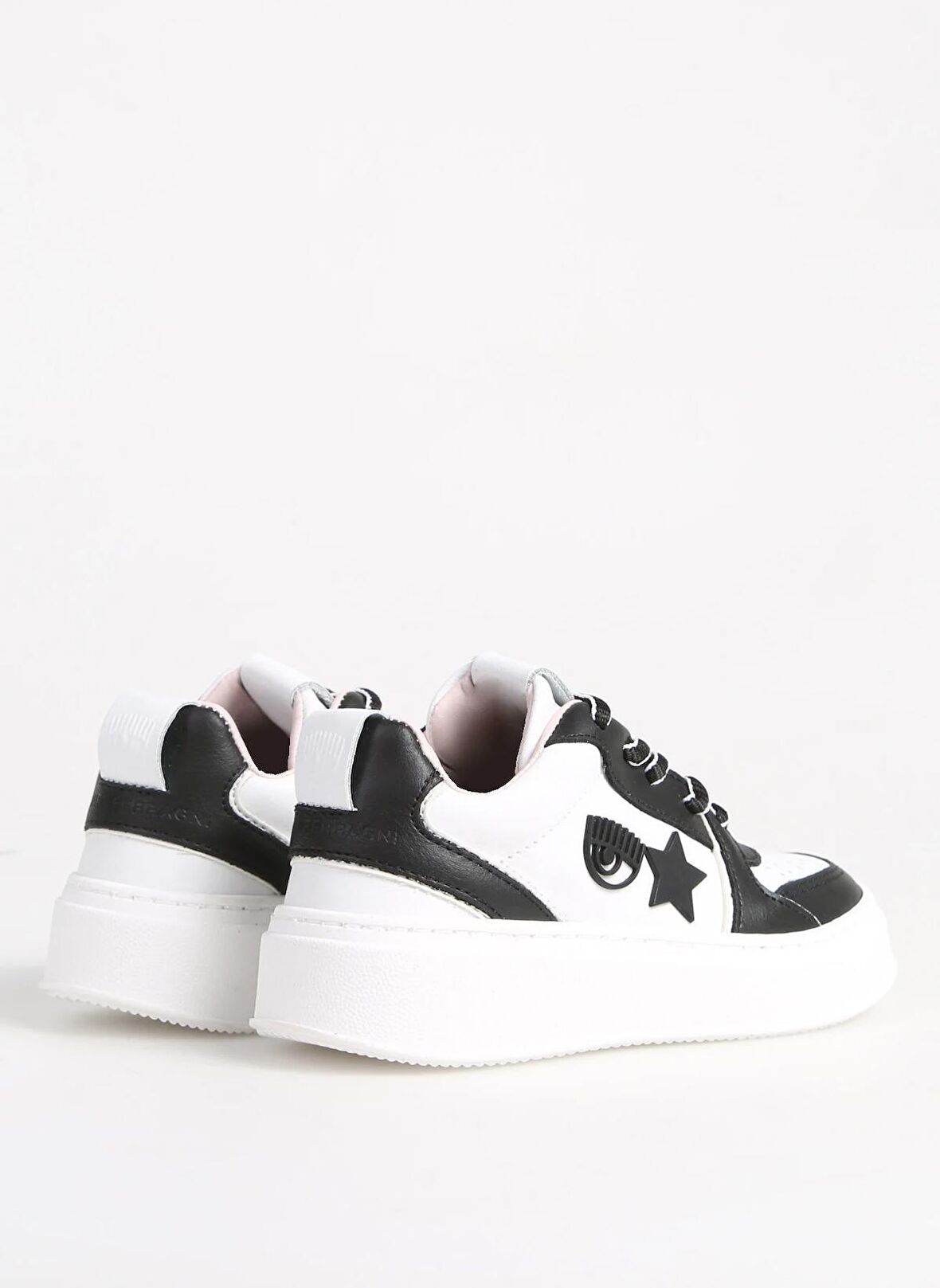 Chiara Ferragni Beyaz - Siyah Kadın Sneaker SNEAKERS SCHOOL WHITE/BLACK