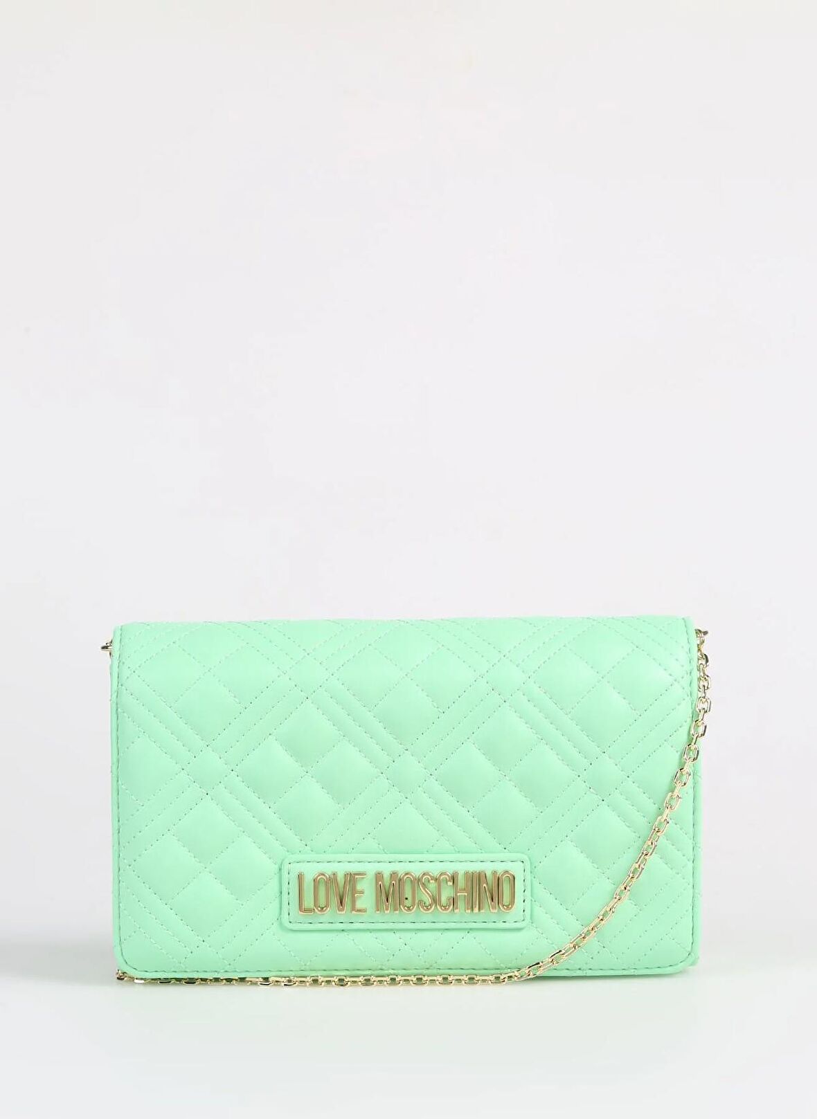 Love Moschino Yeşil Kadın 13x16x12 cm Çapraz Çanta JC4079PP1ILA0802