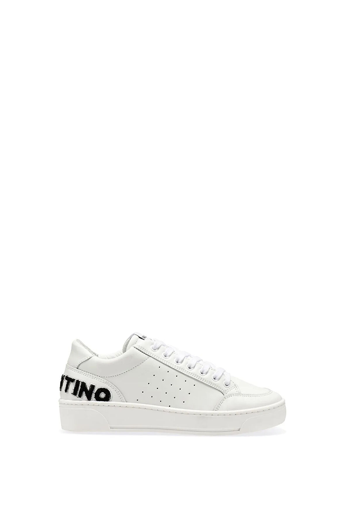 Mario Valentino Kadın Fluffy Logo Lace up Sneaker