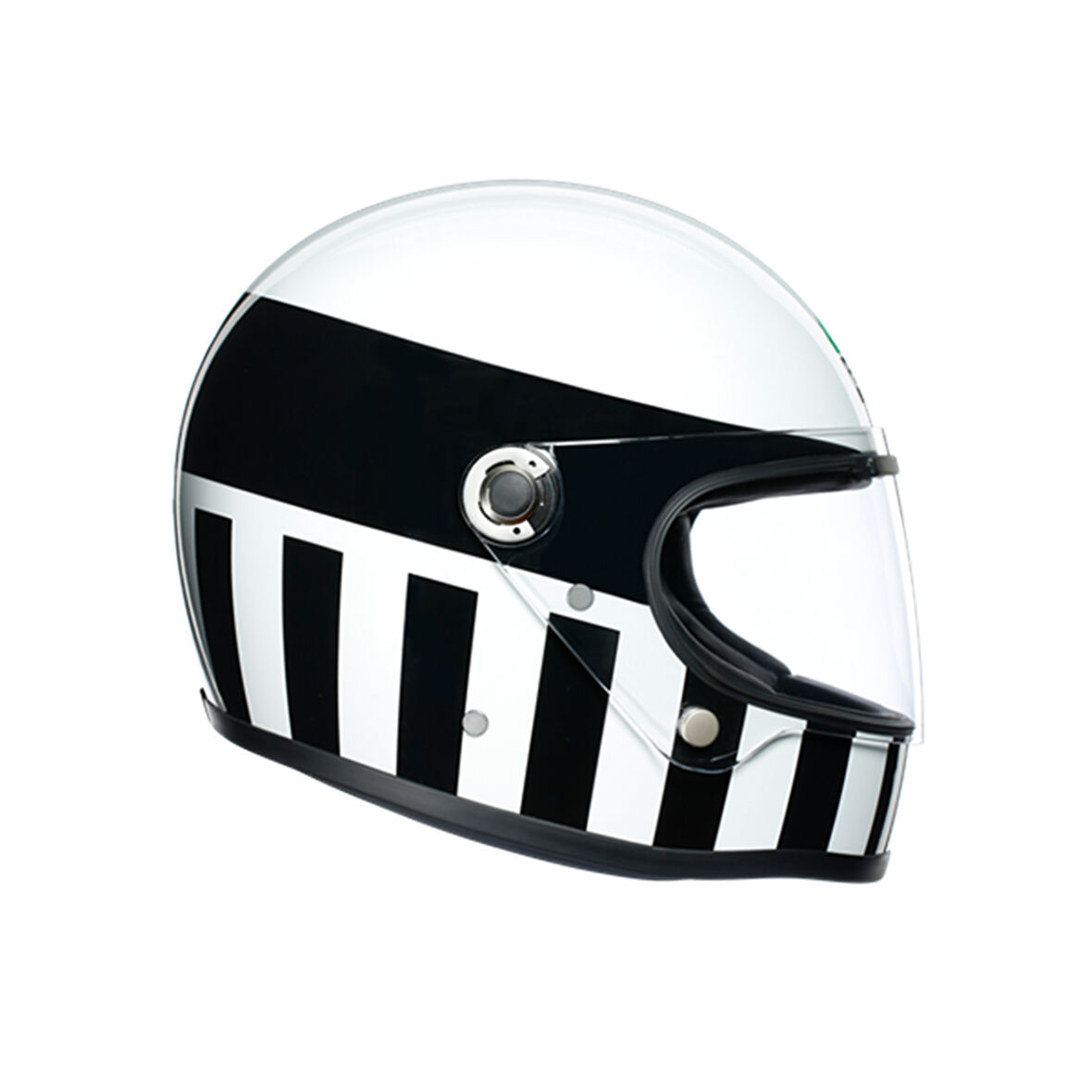 Agv X3000 Multı Invıctus Kapalı Kask Beyaz-siyah SMALL