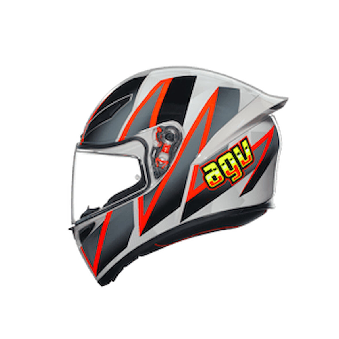 AGV KASK K1 S BLIPPER GREY RED KASK