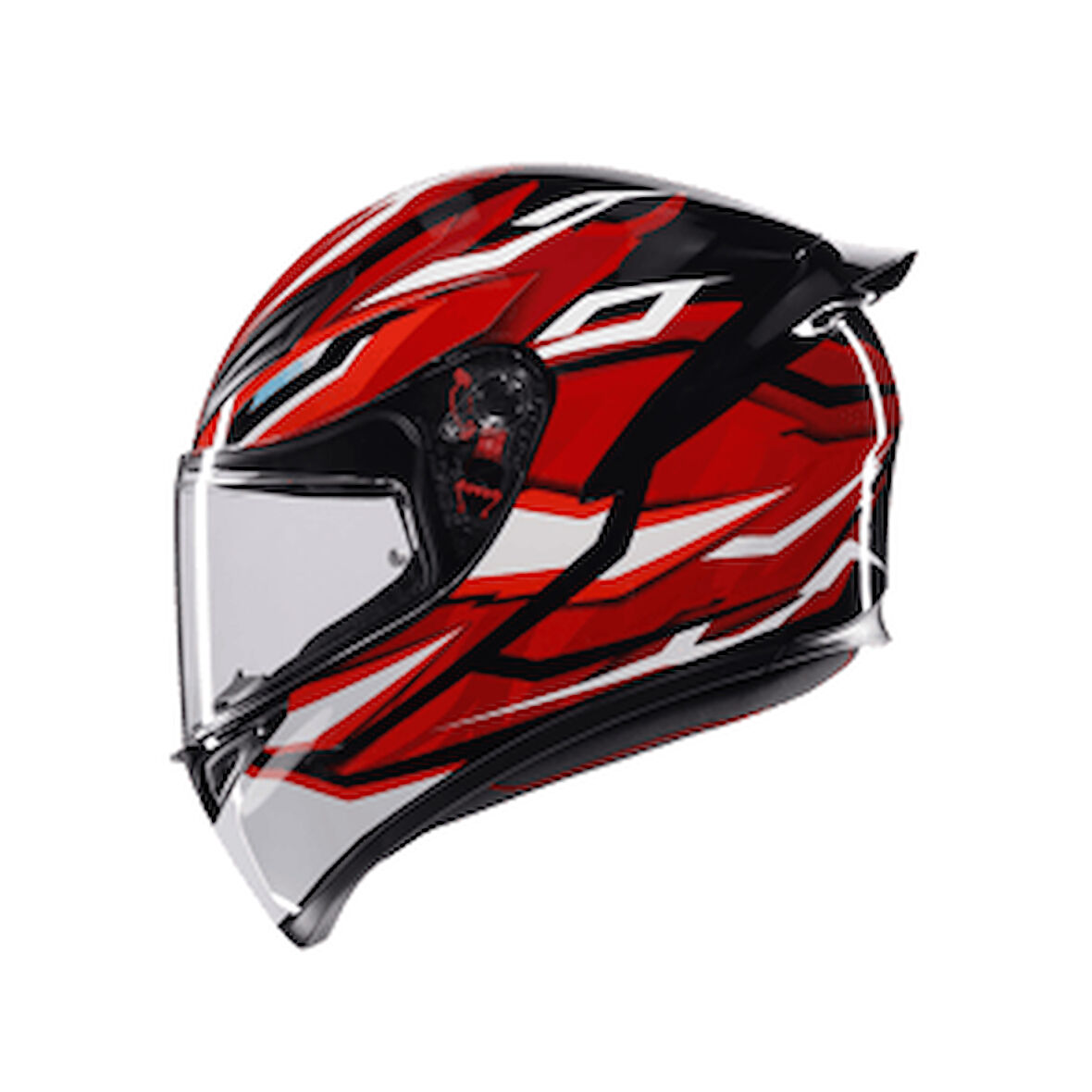 AGV K1 S LION BLACK  RED  WHİTE CONFİGURATİON KASK