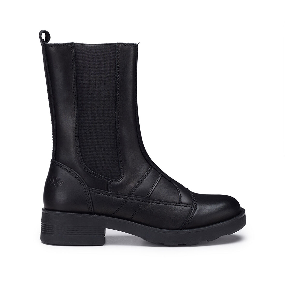 Kadın Çizme OXW002900 OXS FRANK 0029 MID W LEATHER Black