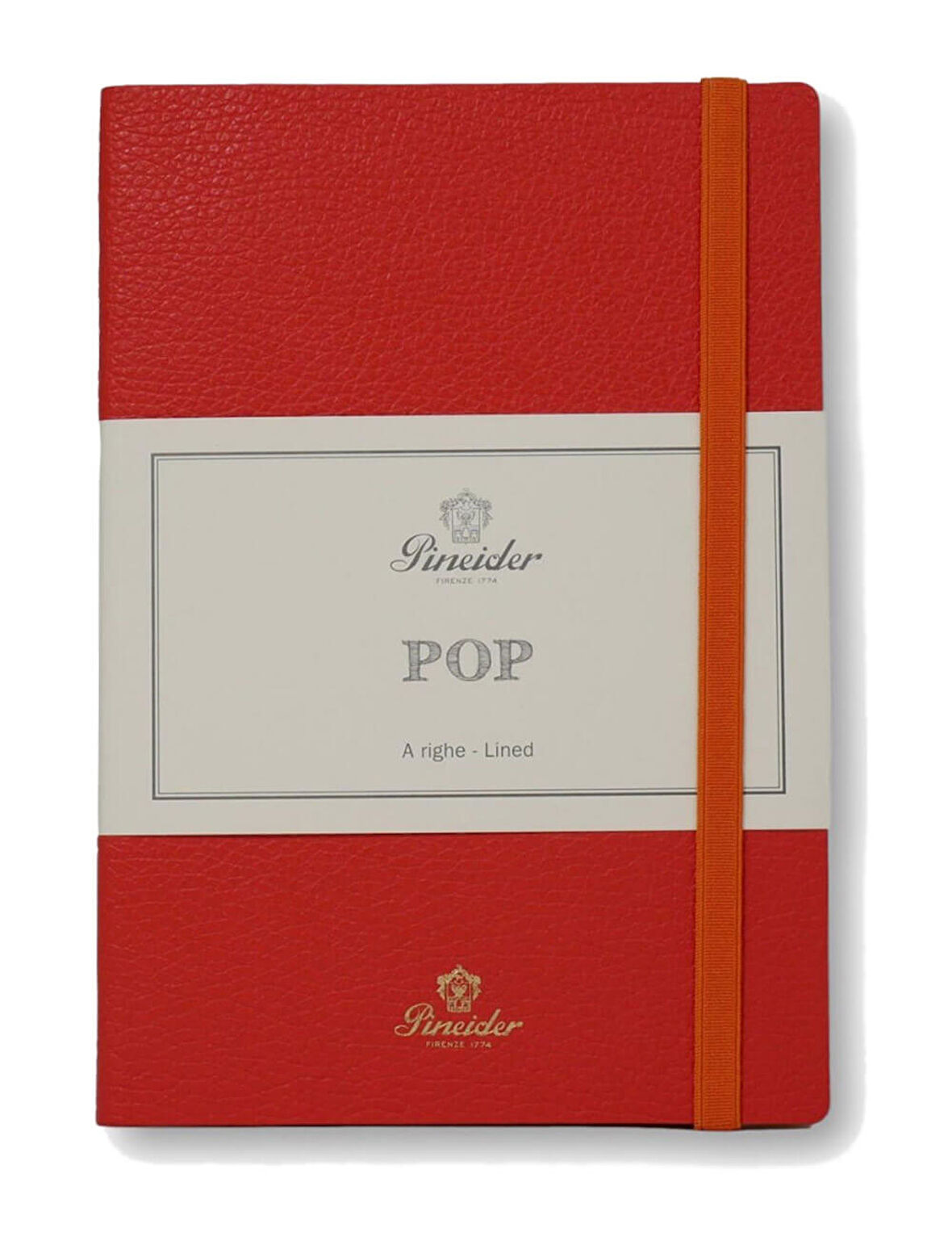 Pineider Defter Pop 14,5x21 cm Papaya Gold CNLL002M600