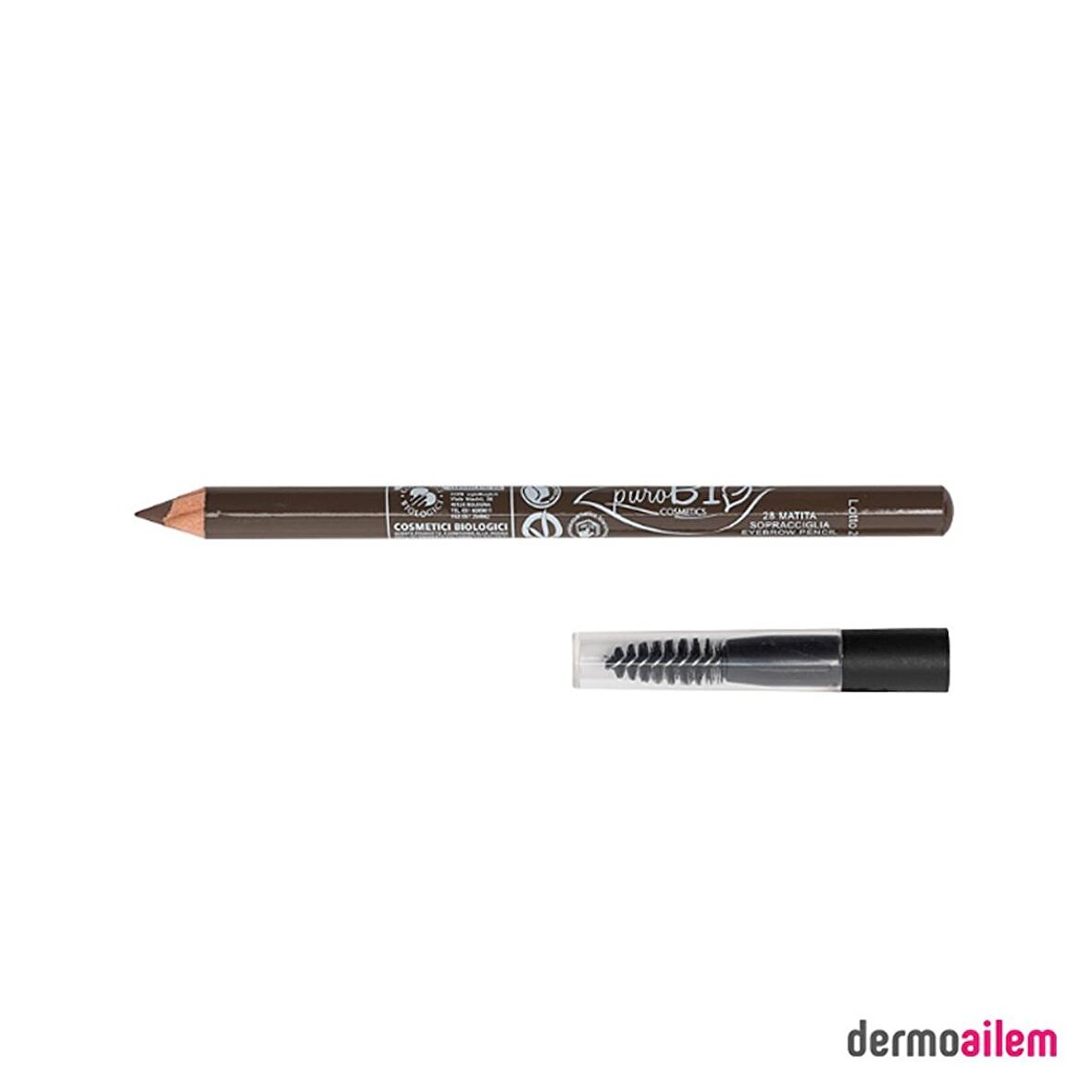 PuroBio Eyebrow Pencil Kaş Kalemi - 28 Dark Dove Gray