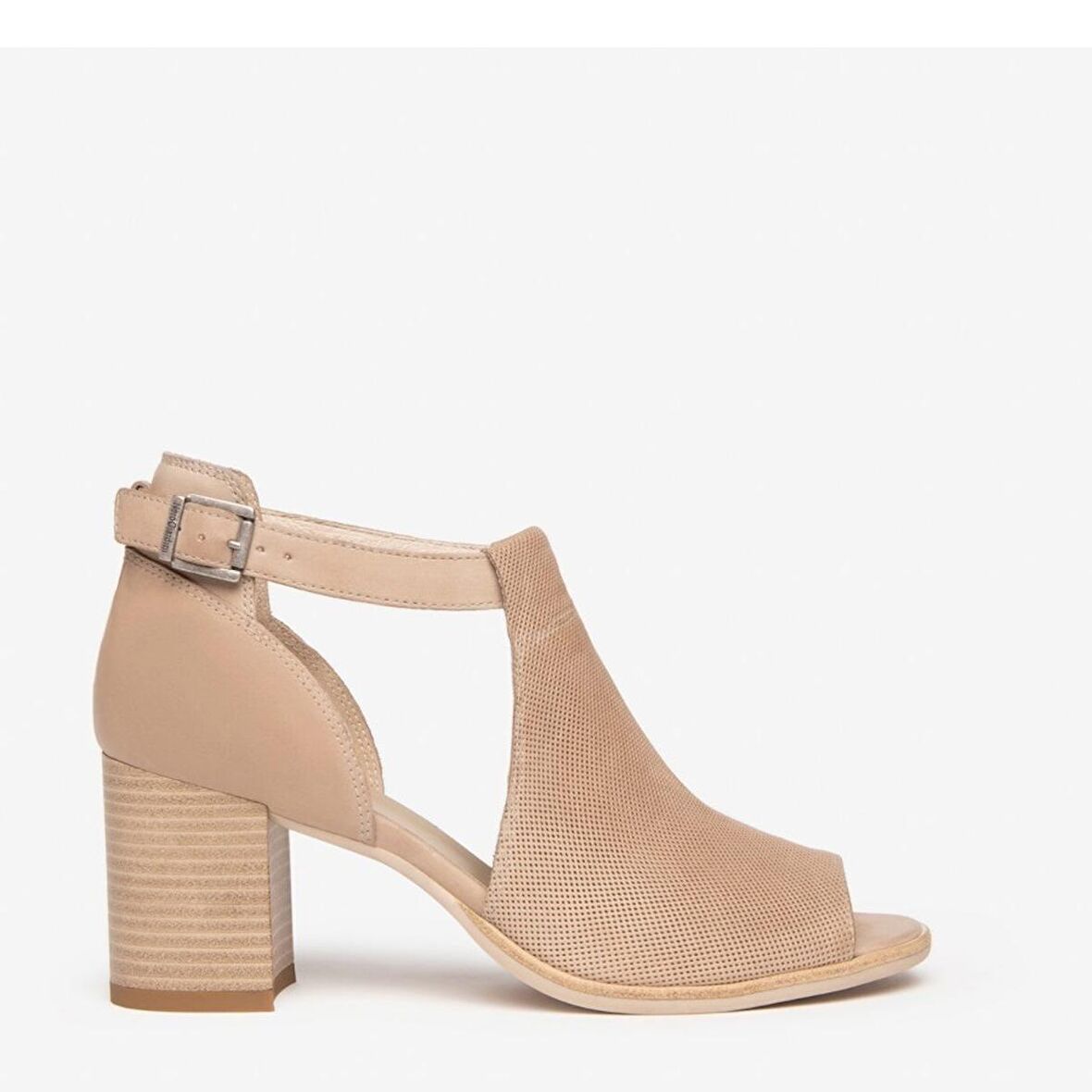 Nero Giardini  Kadın Sandalet E306290D NeroGiardini LUCKY LUCKY TR GROTTE NATURALE 439-Champagne