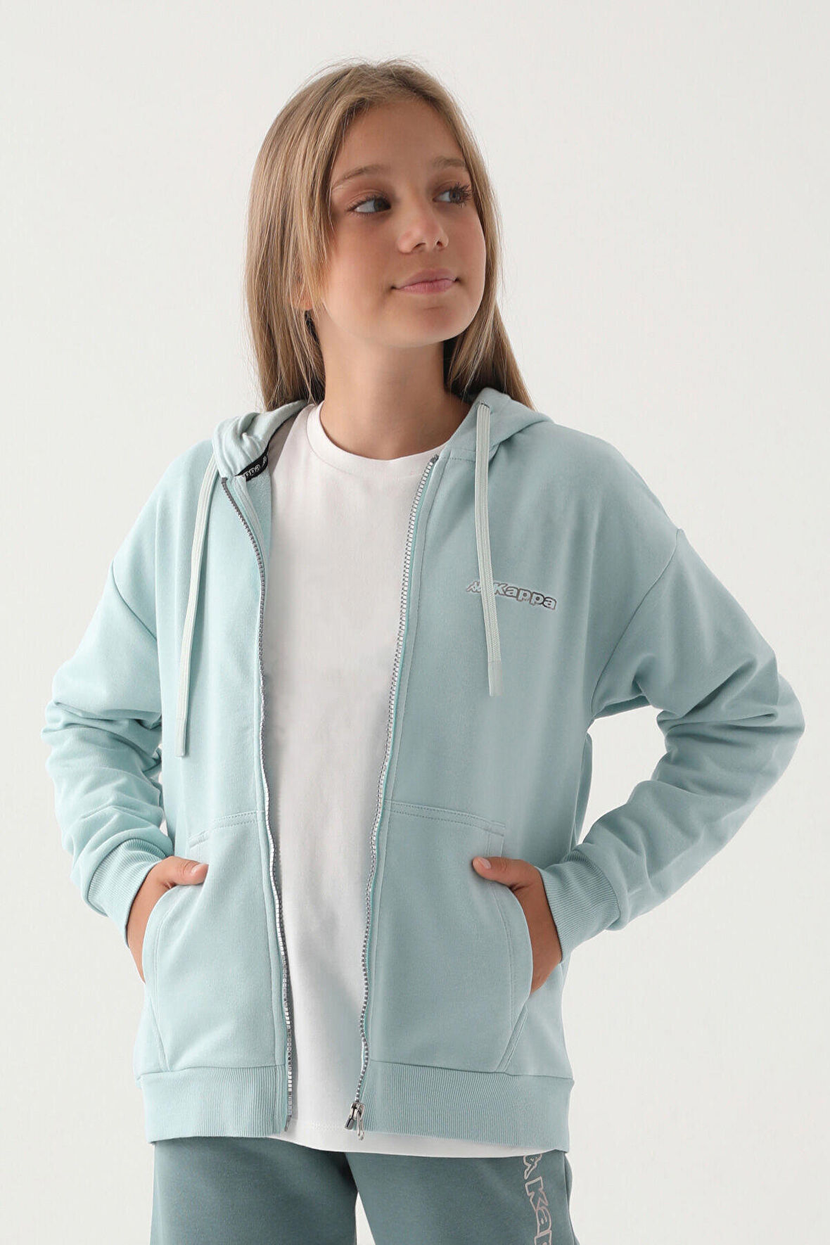 Kappa Kız Çocuk Mint Sweatshirt