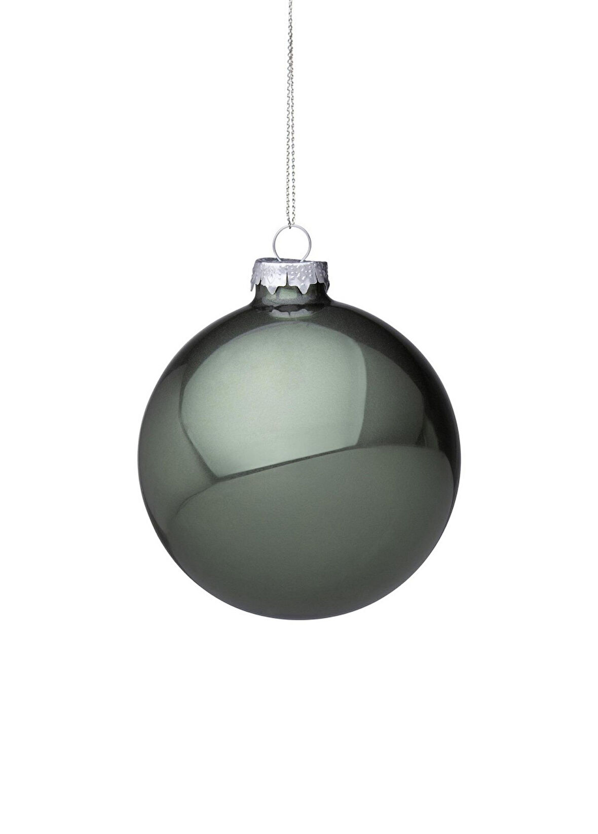 Parlak Yeşil Yılbaşı Topu 10 cm