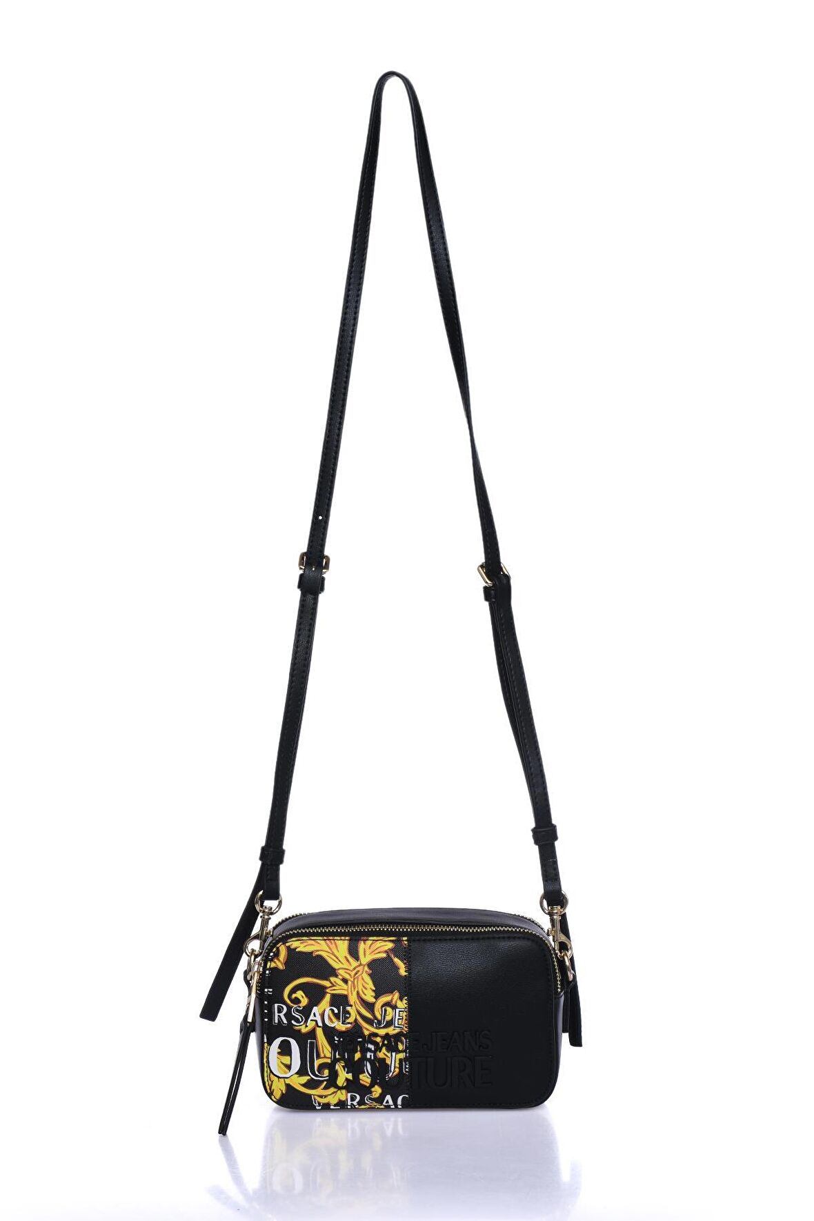 Versace Jeans Couture 74VA4BP3-ZS599-G89 Siyah Kadın Omuz Çantası